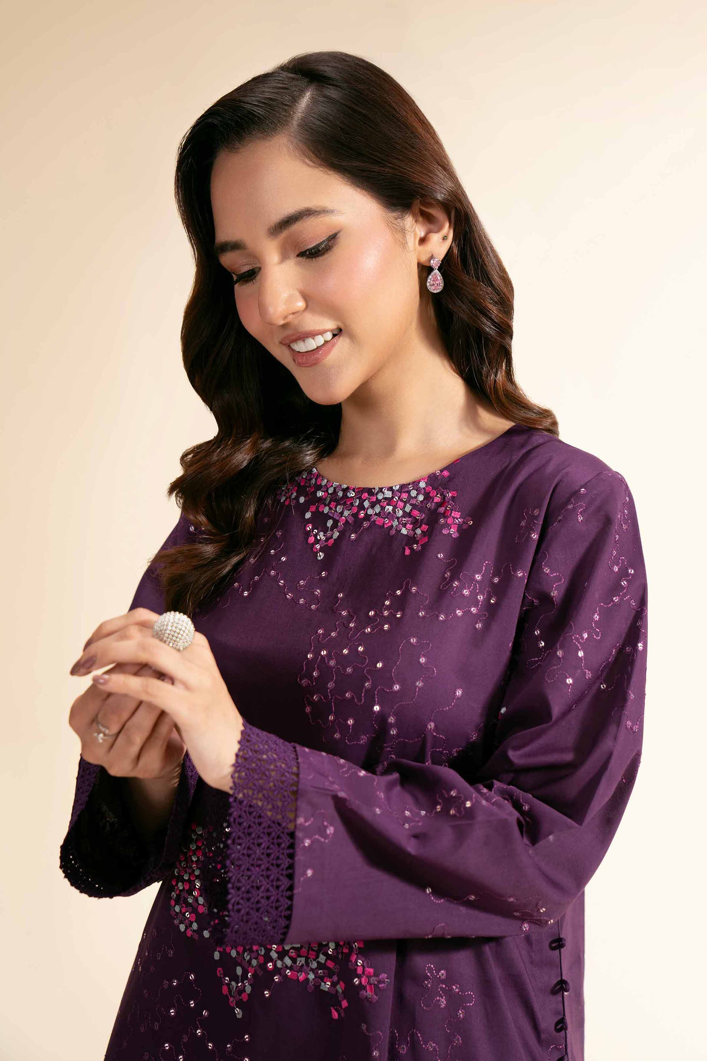 2 Piece - Dyed Embroidered Suit - 42501258 - Image 4