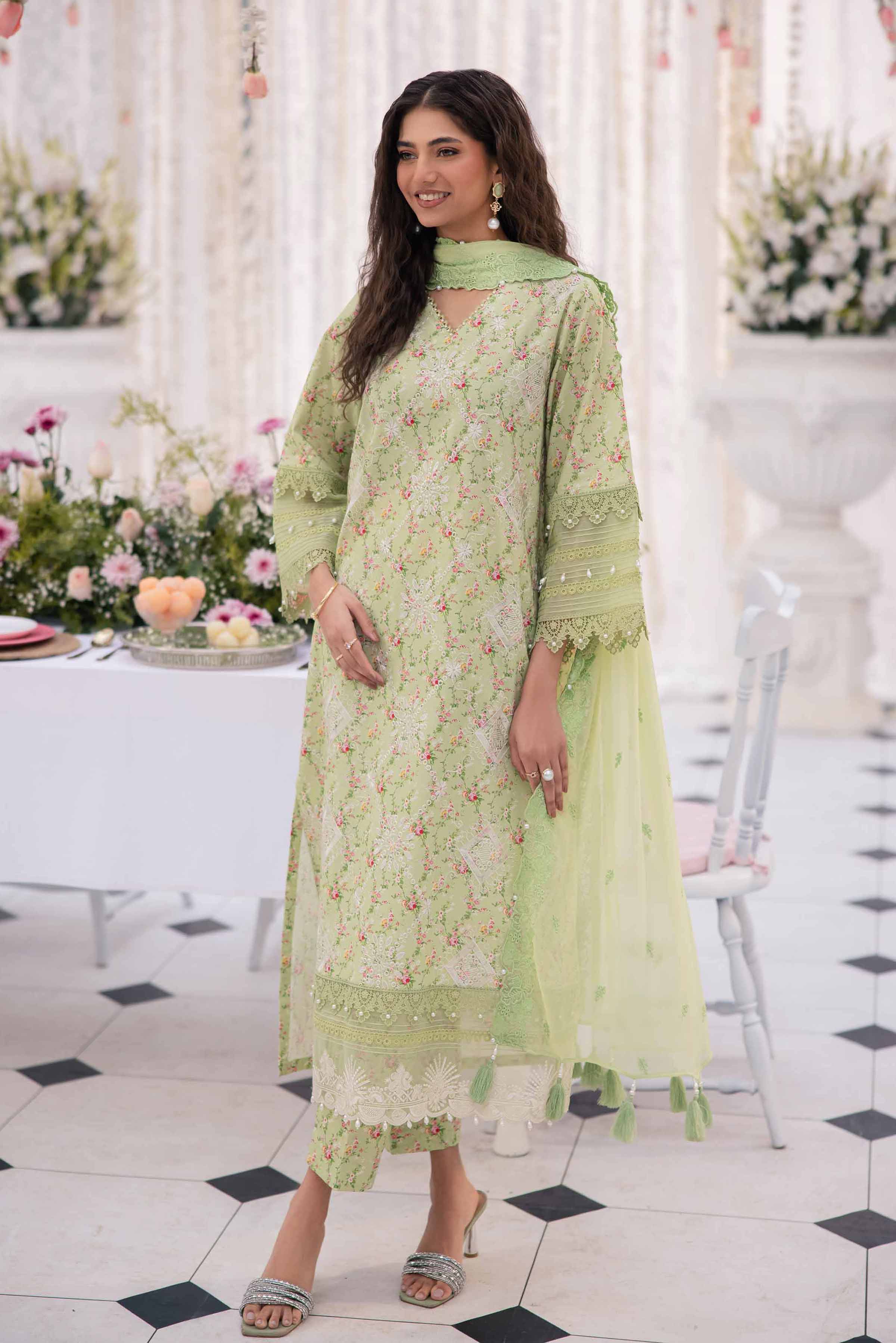 3 Piece - Printed Embroidered Suit - 42501279 - Image 2