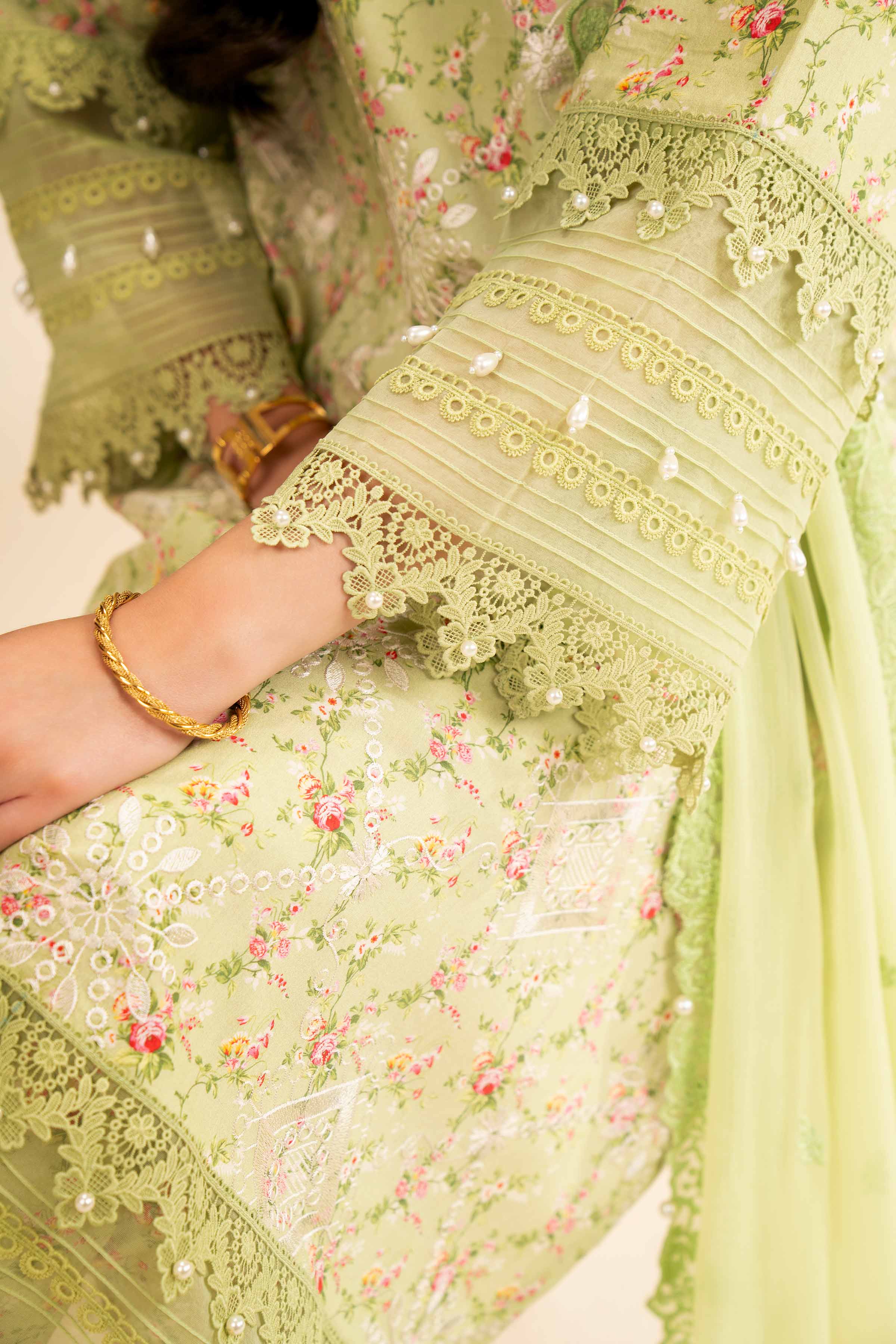 3 Piece - Printed Embroidered Suit - 42501279 - Image 5