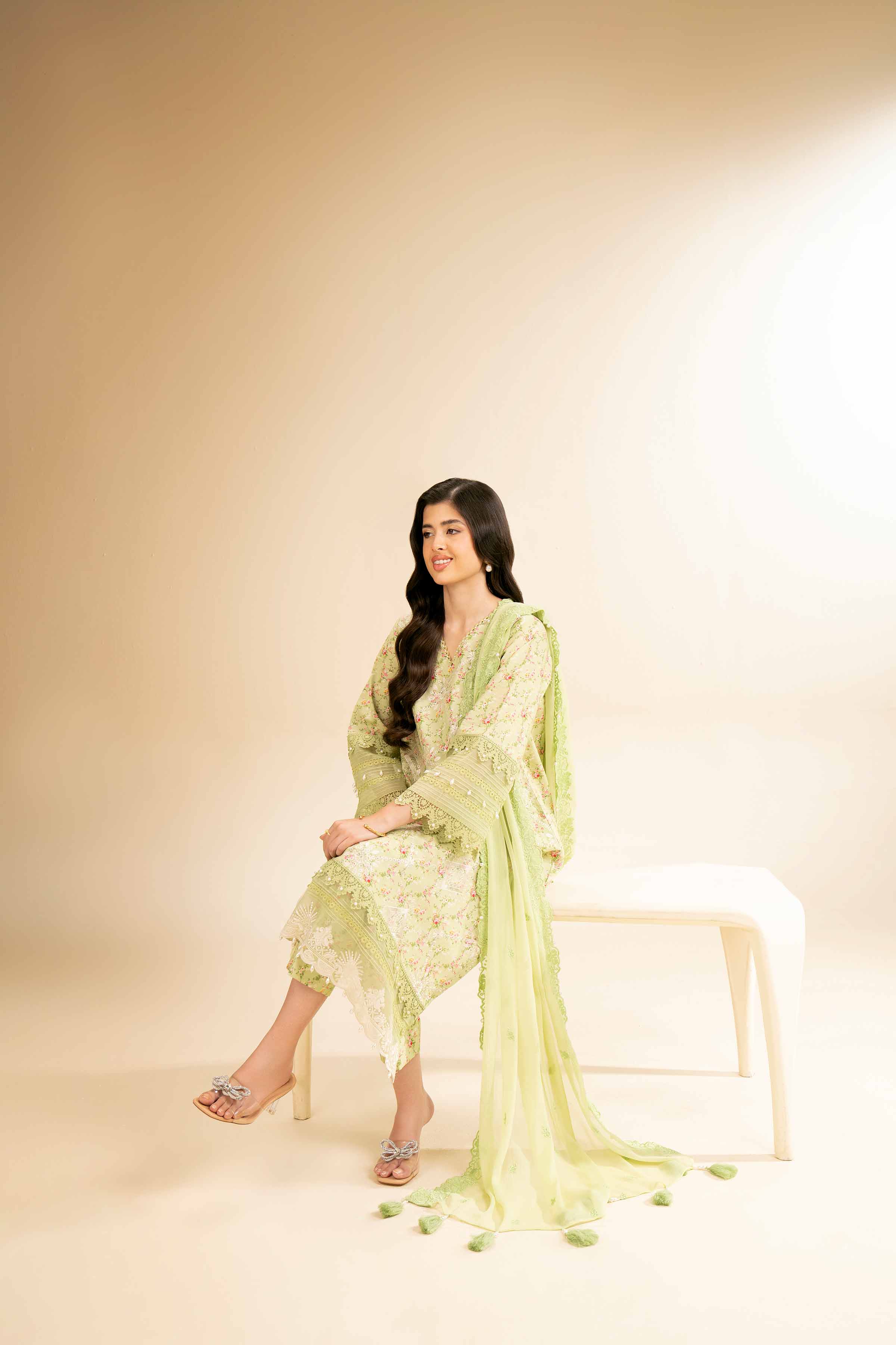3 Piece - Printed Embroidered Suit - 42501279 - Image 6