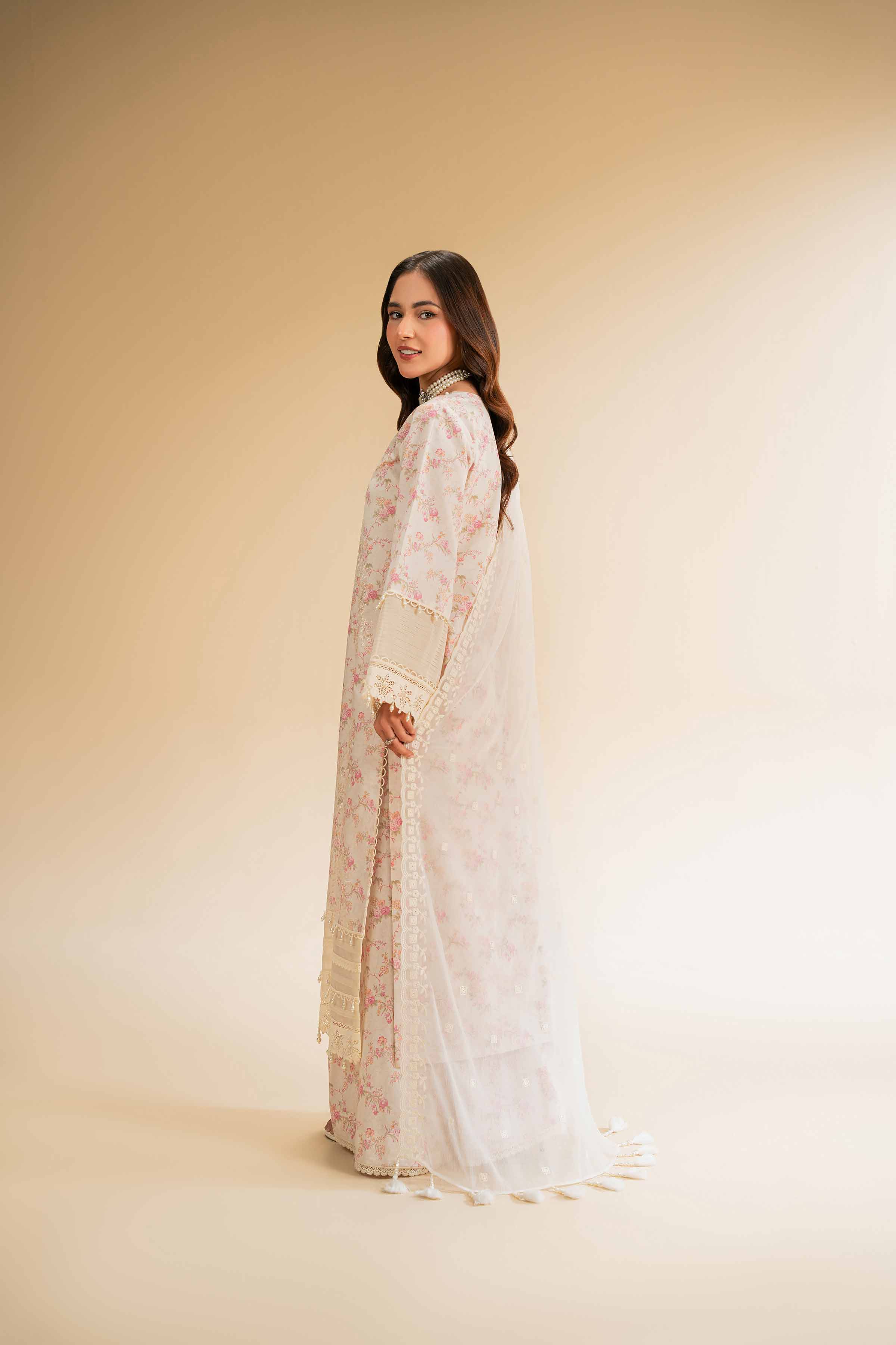 3 Piece - Printed Embroidered Suit - 42501280 - Image 3