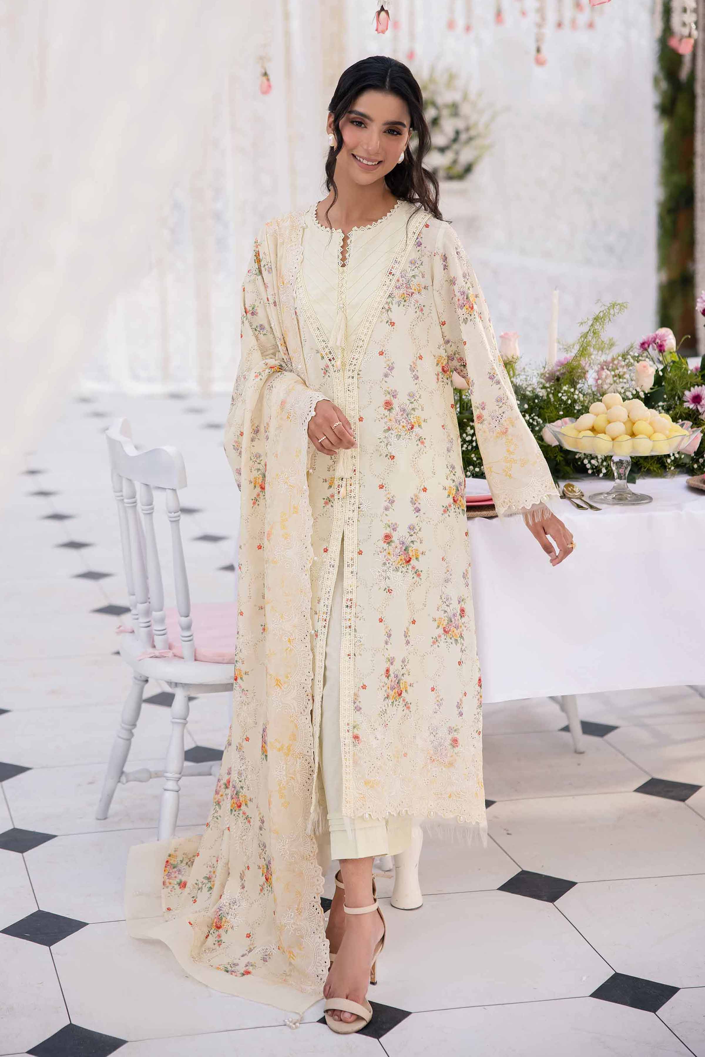 3 Piece - Digital Printed Embroidered Suit - 42501343 - Image 2