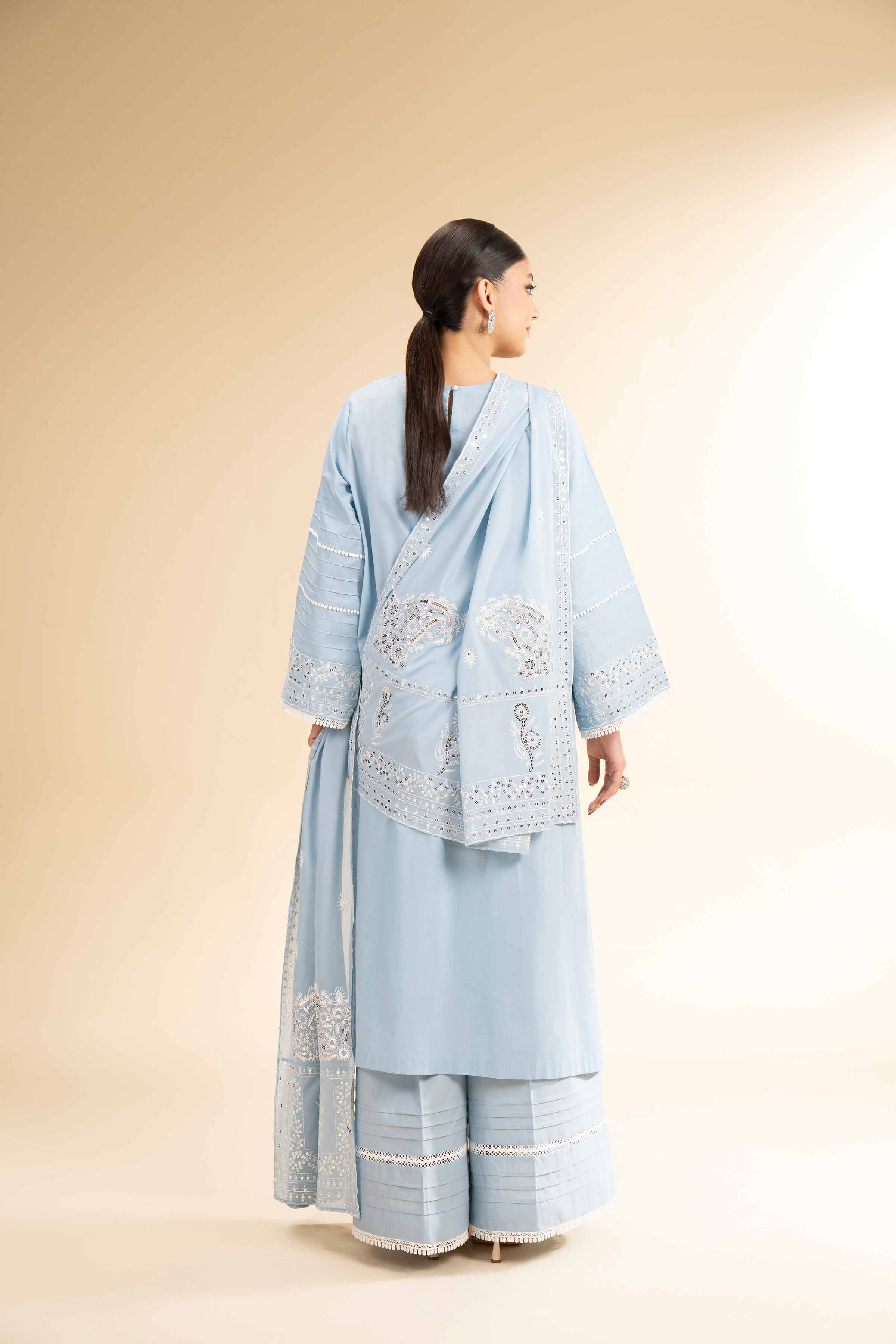 3 Piece - Dyed Embroidered Suit - 42501347 - Image 3