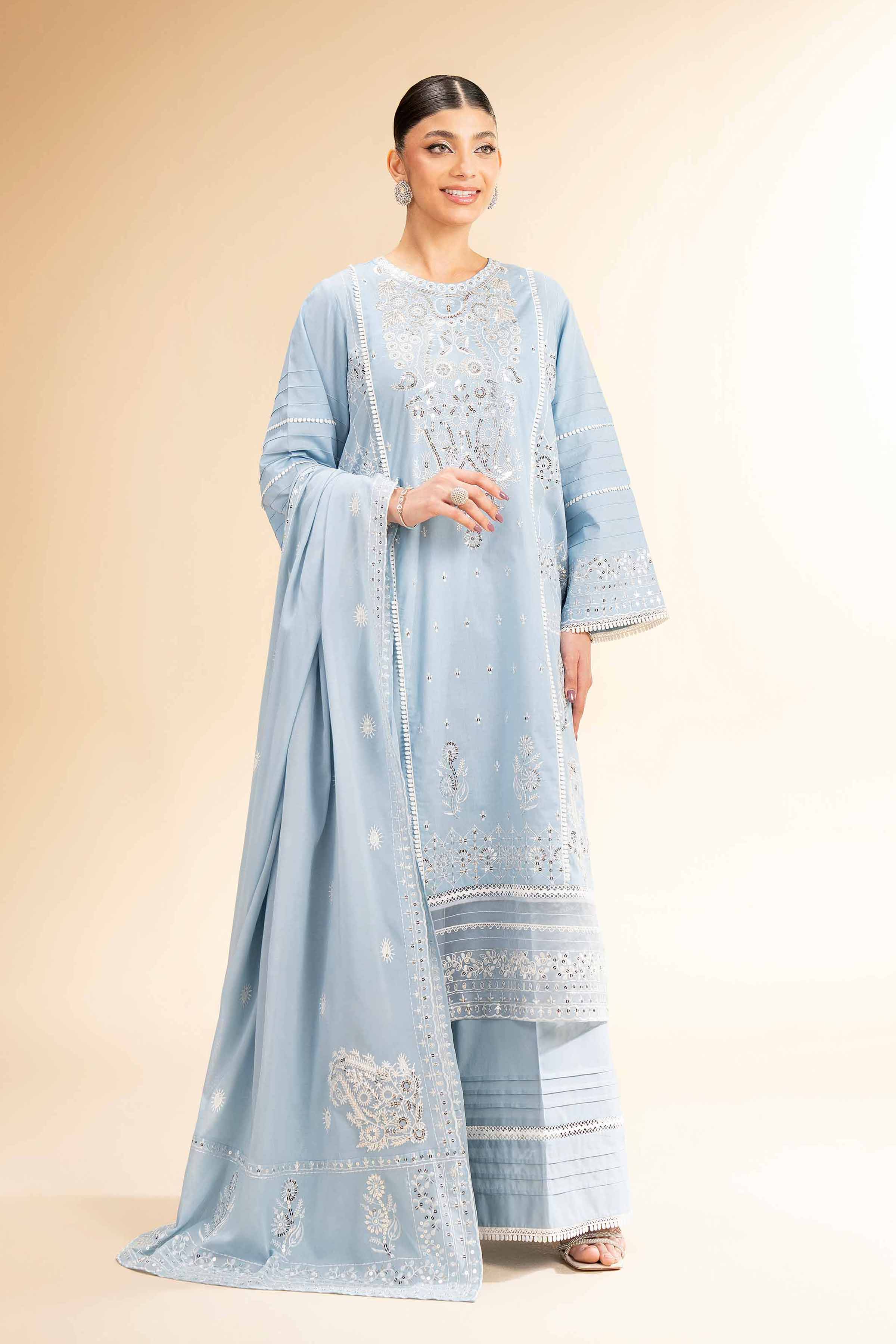 3 Piece - Dyed Embroidered Suit - 42501347 - Image 5