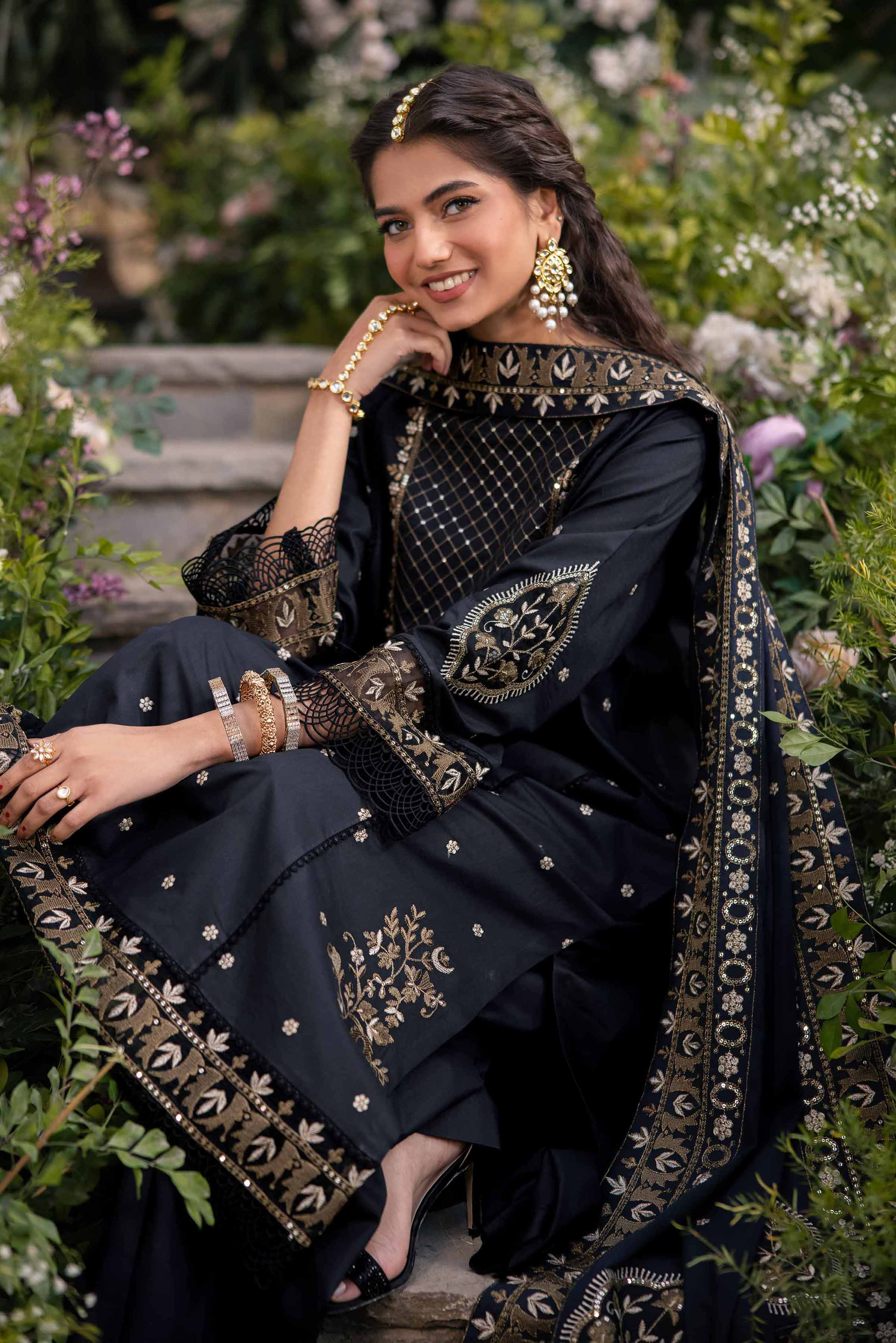 3 Piece - Dyed Embroidered Suit - 42501348 - Image 2