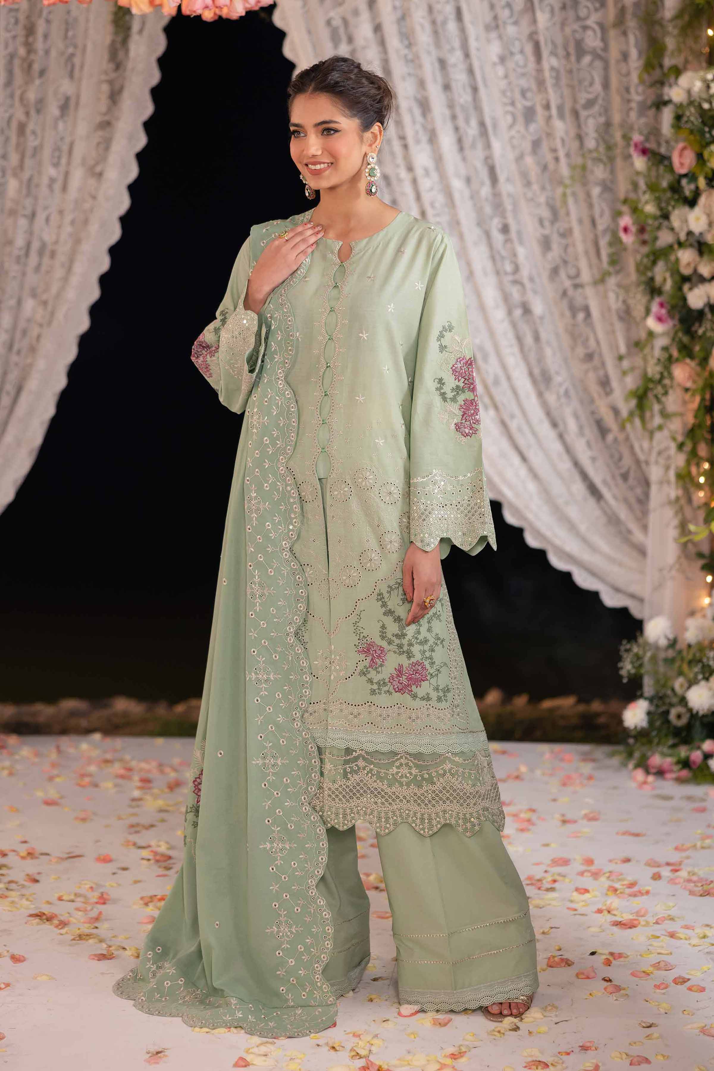 3 Piece - Dyed Embroidered Suit - 42501349 - Image 2