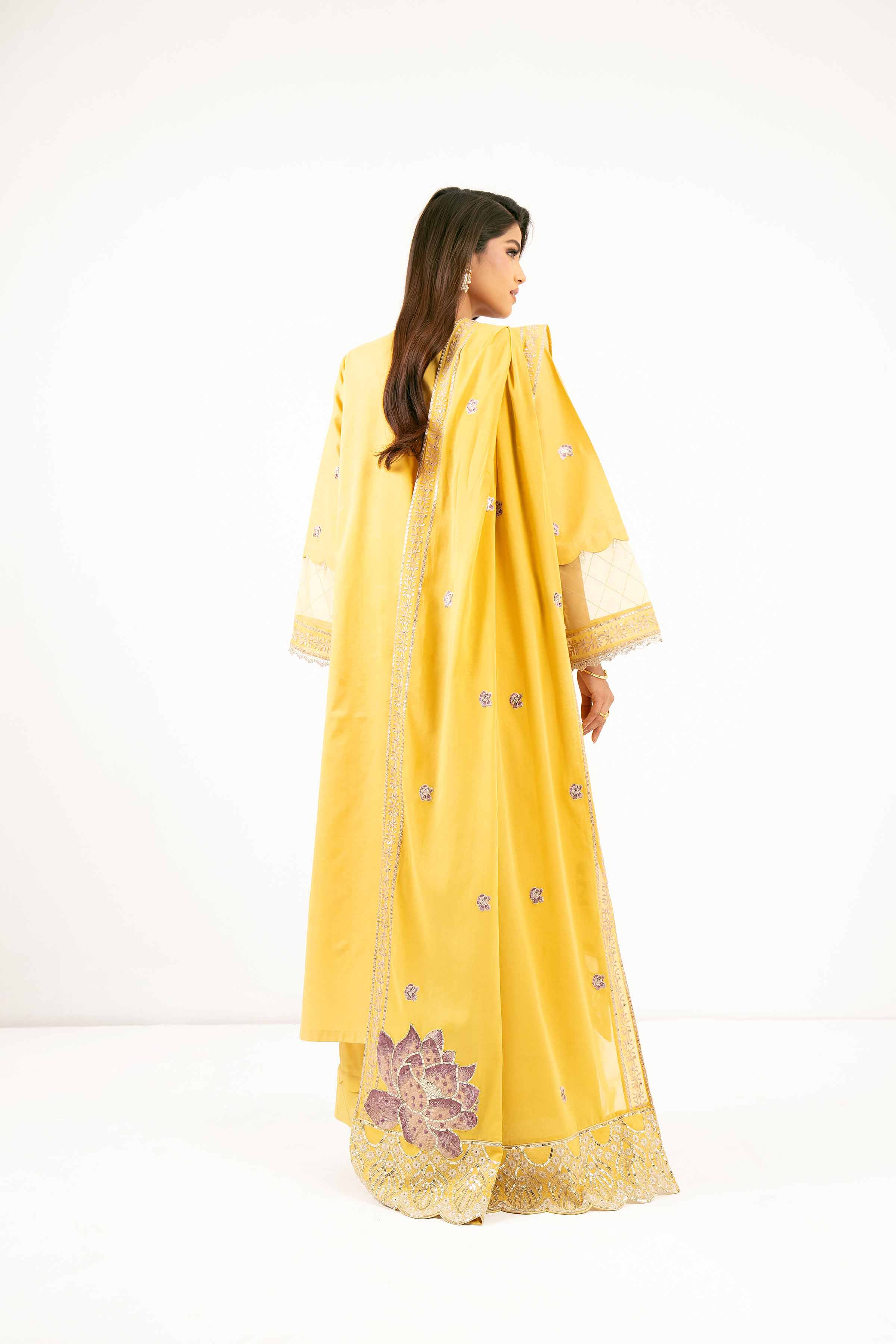 3 Piece - Dyed Embroidered Suit - 42501352 - Image 5
