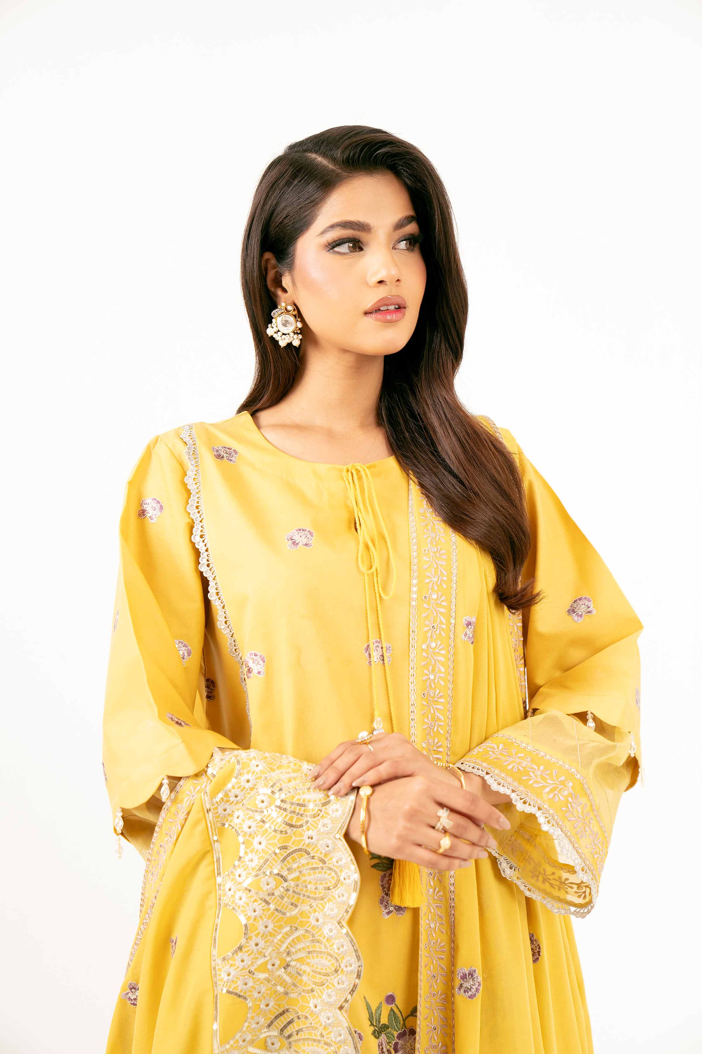 3 Piece - Dyed Embroidered Suit - 42501352 - Image 6