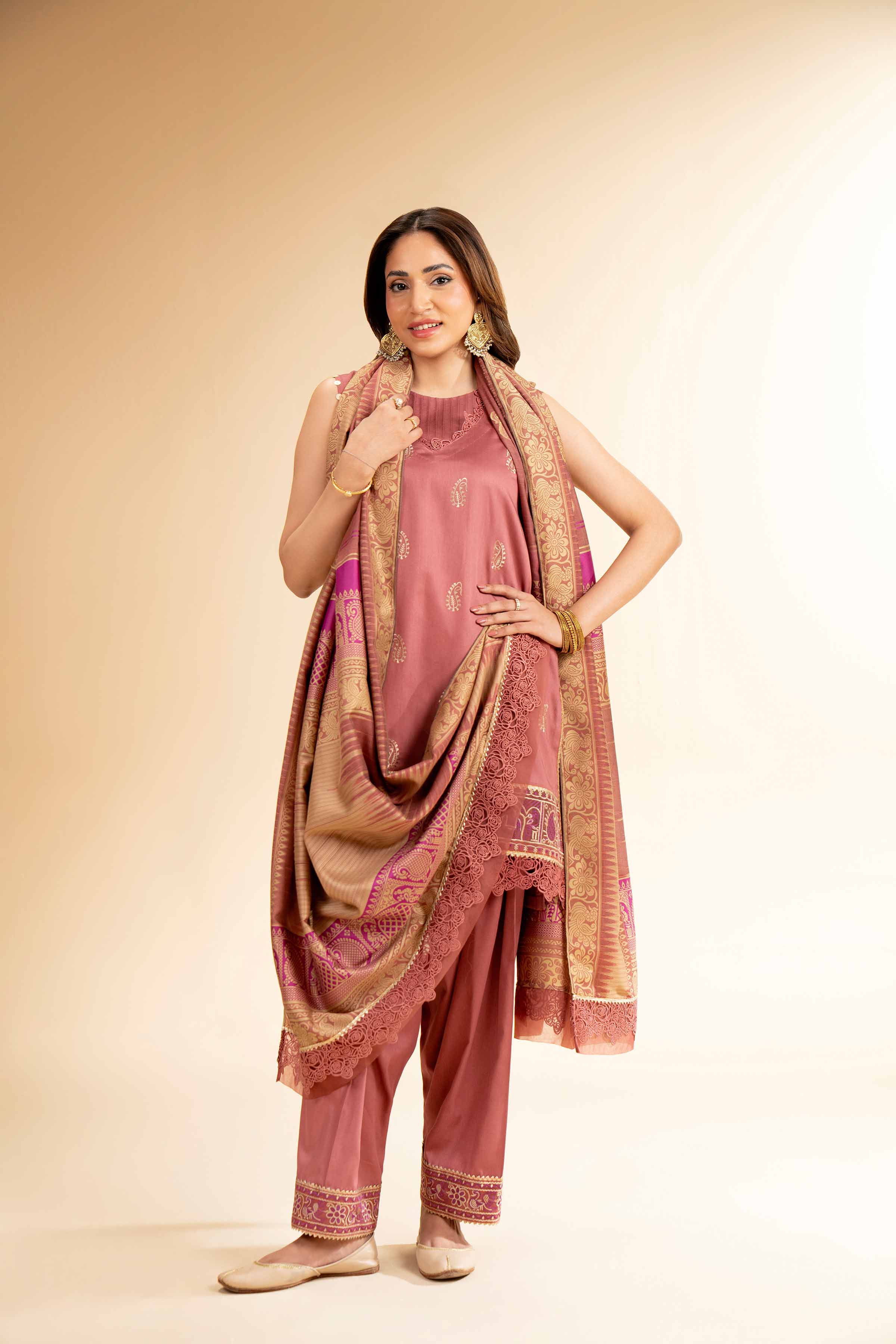 3 Piece - Embroidered Suit - 42501387 - Image 7