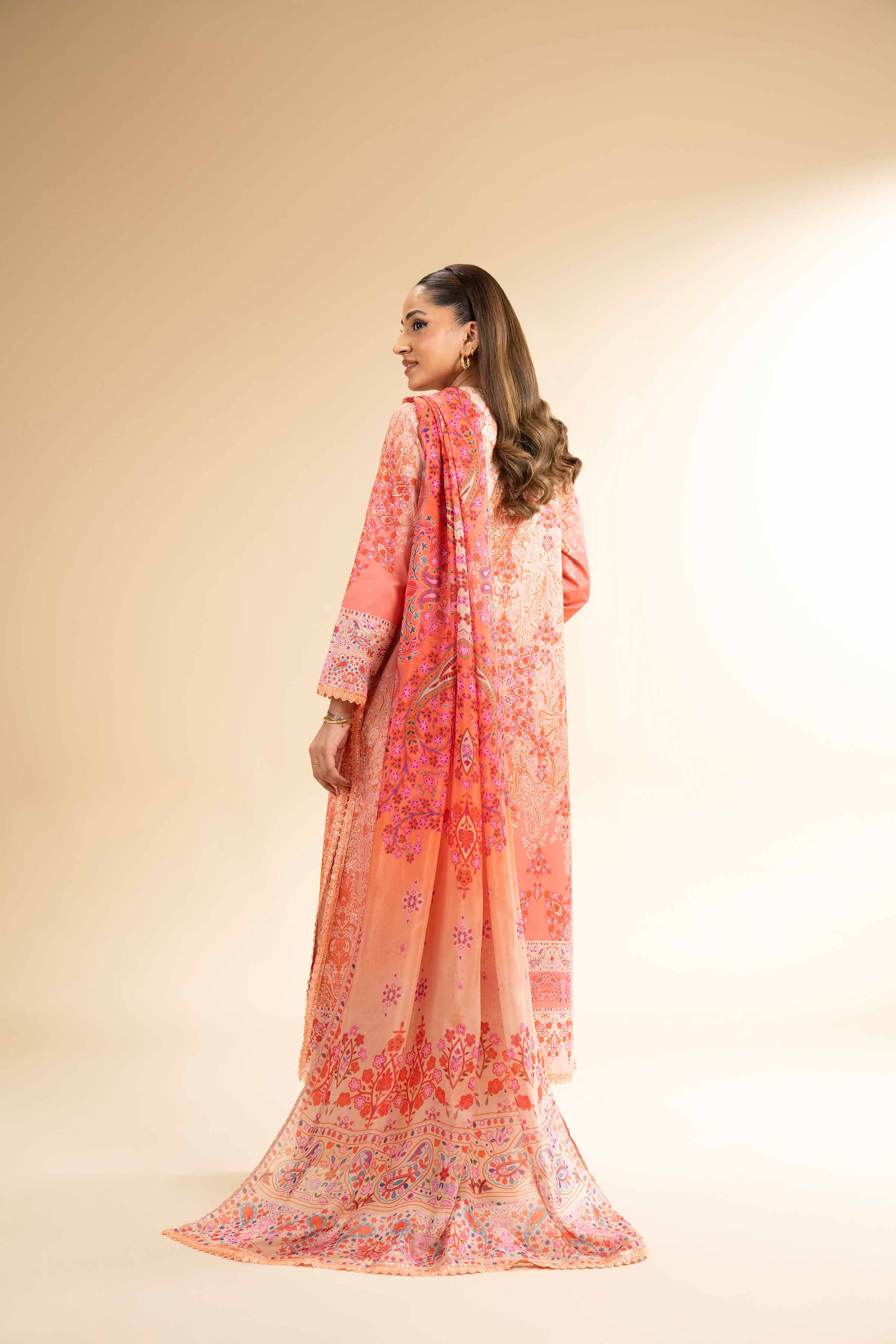 3 Piece - Digital Printed Embroidered Suit - 42501485 - Image 5