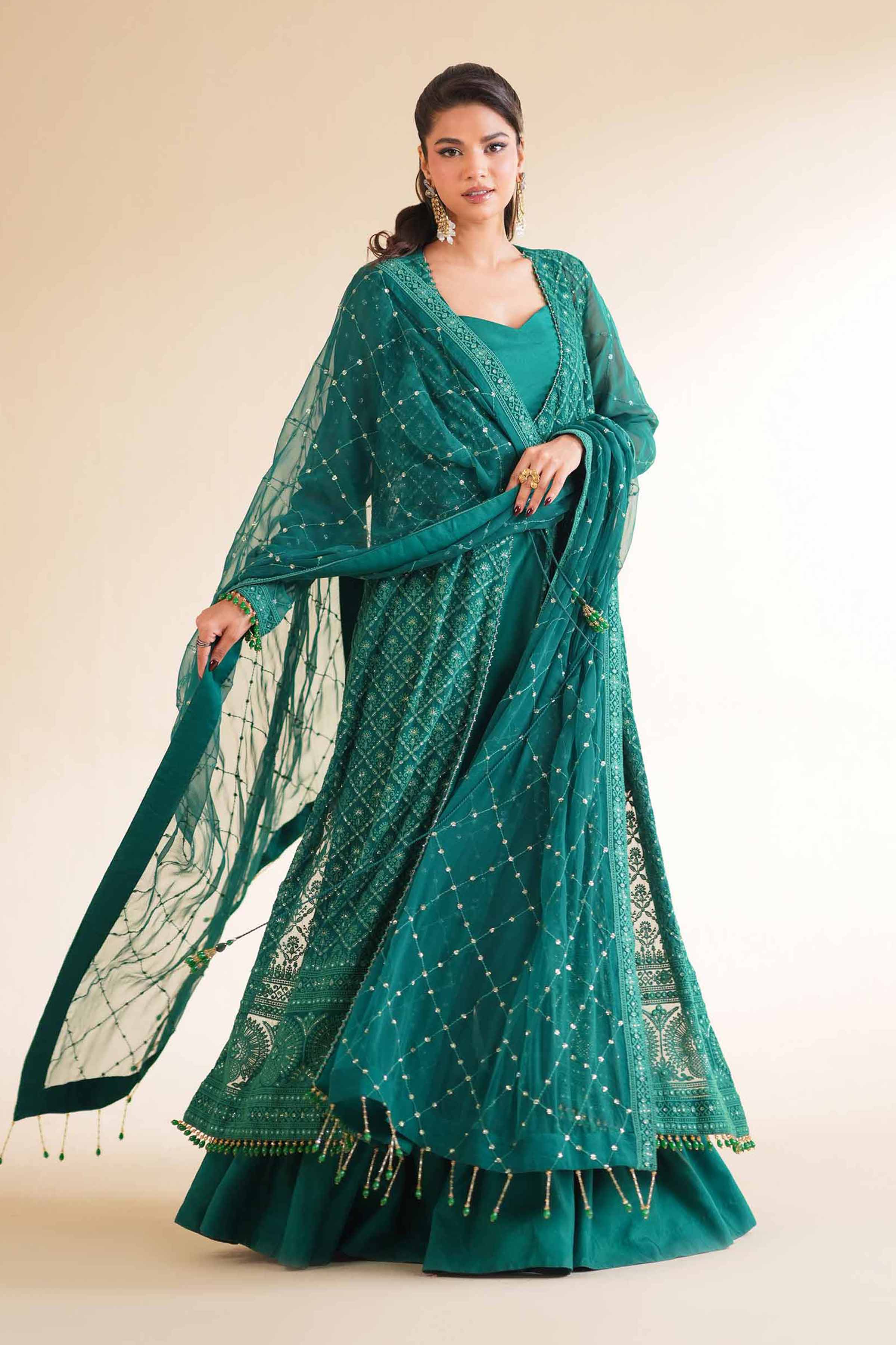 3 Piece - Dyed Embroidered Suit - 42501506 - Image 2