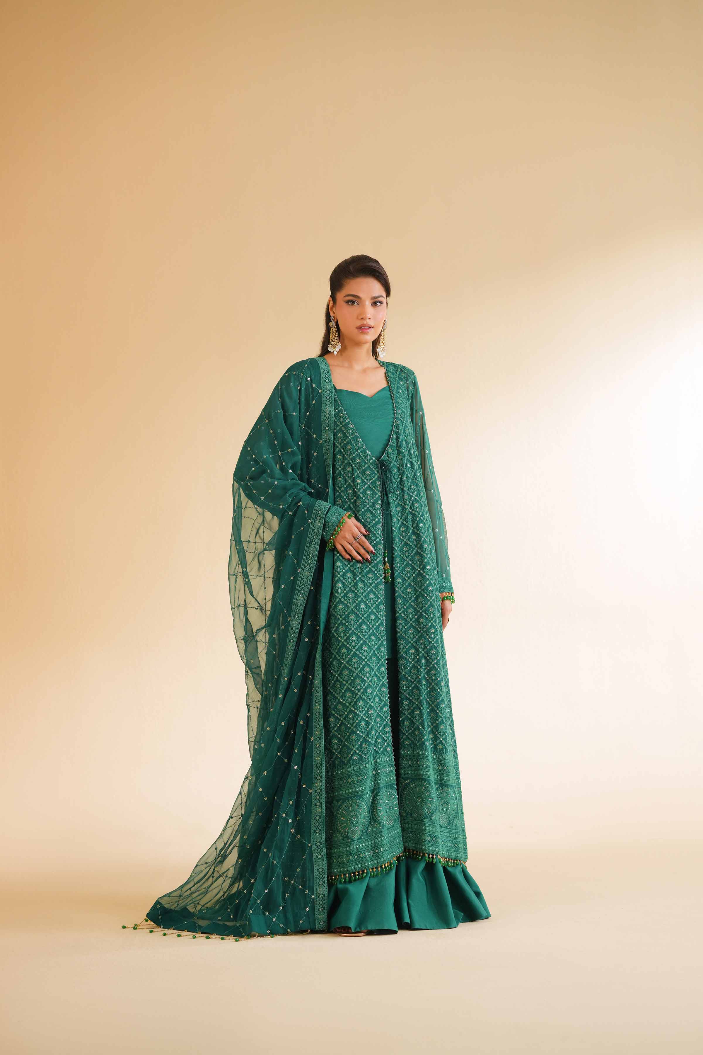 3 Piece - Dyed Embroidered Suit - 42501506 - Image 5