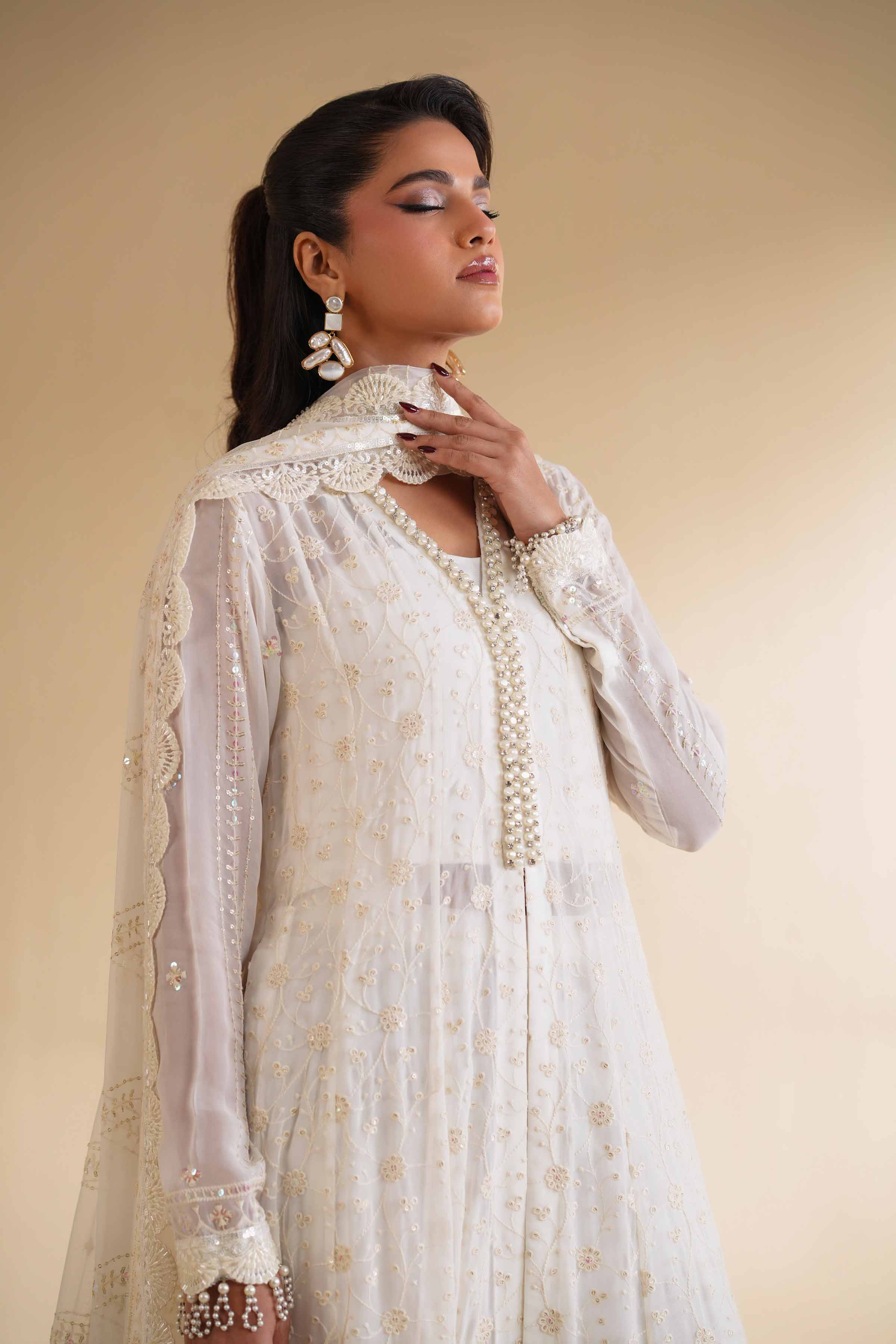 3 Piece - Dyed Embroidered Suit - 42501507 - Image 4