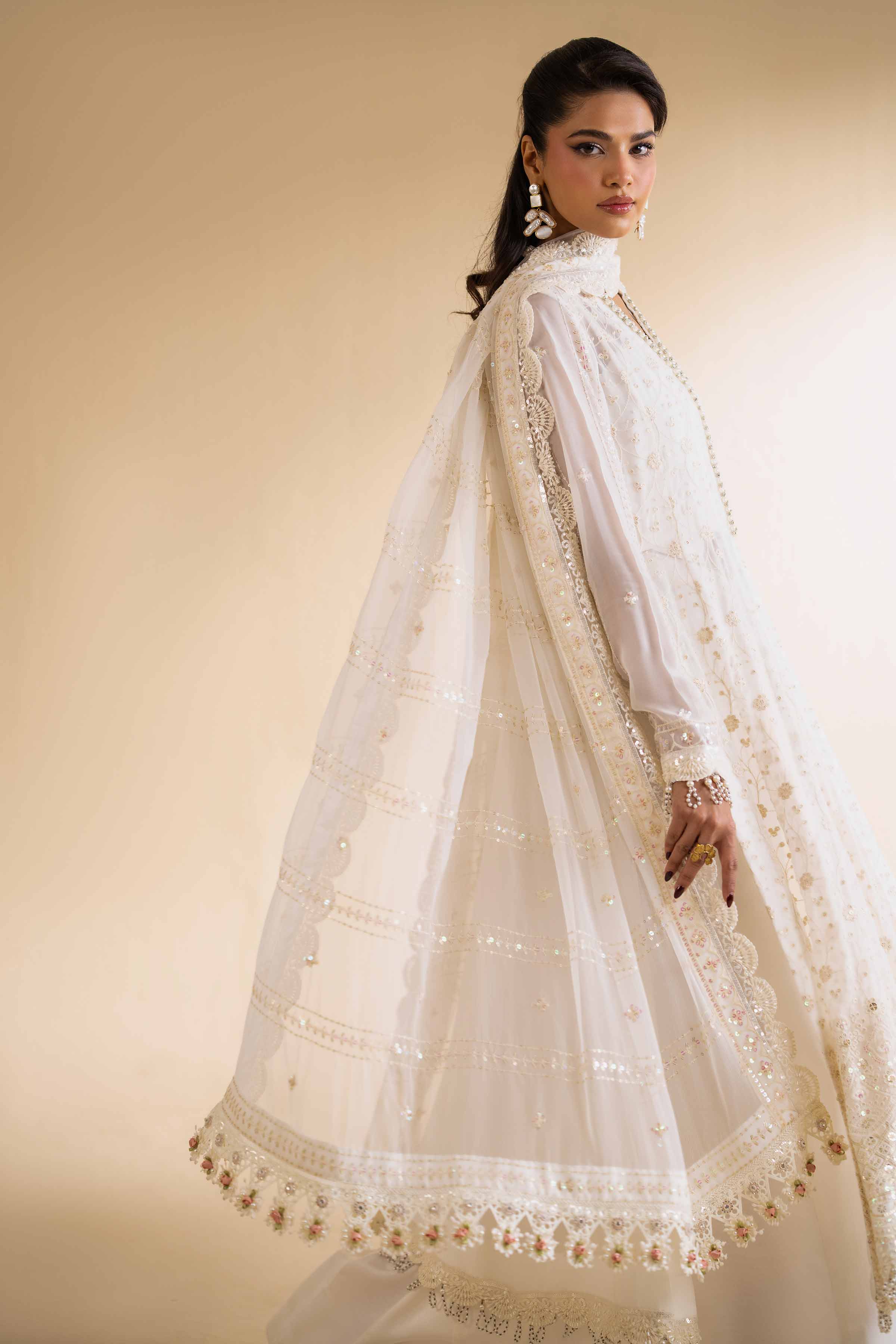 3 Piece - Dyed Embroidered Suit - 42501507 - Image 5