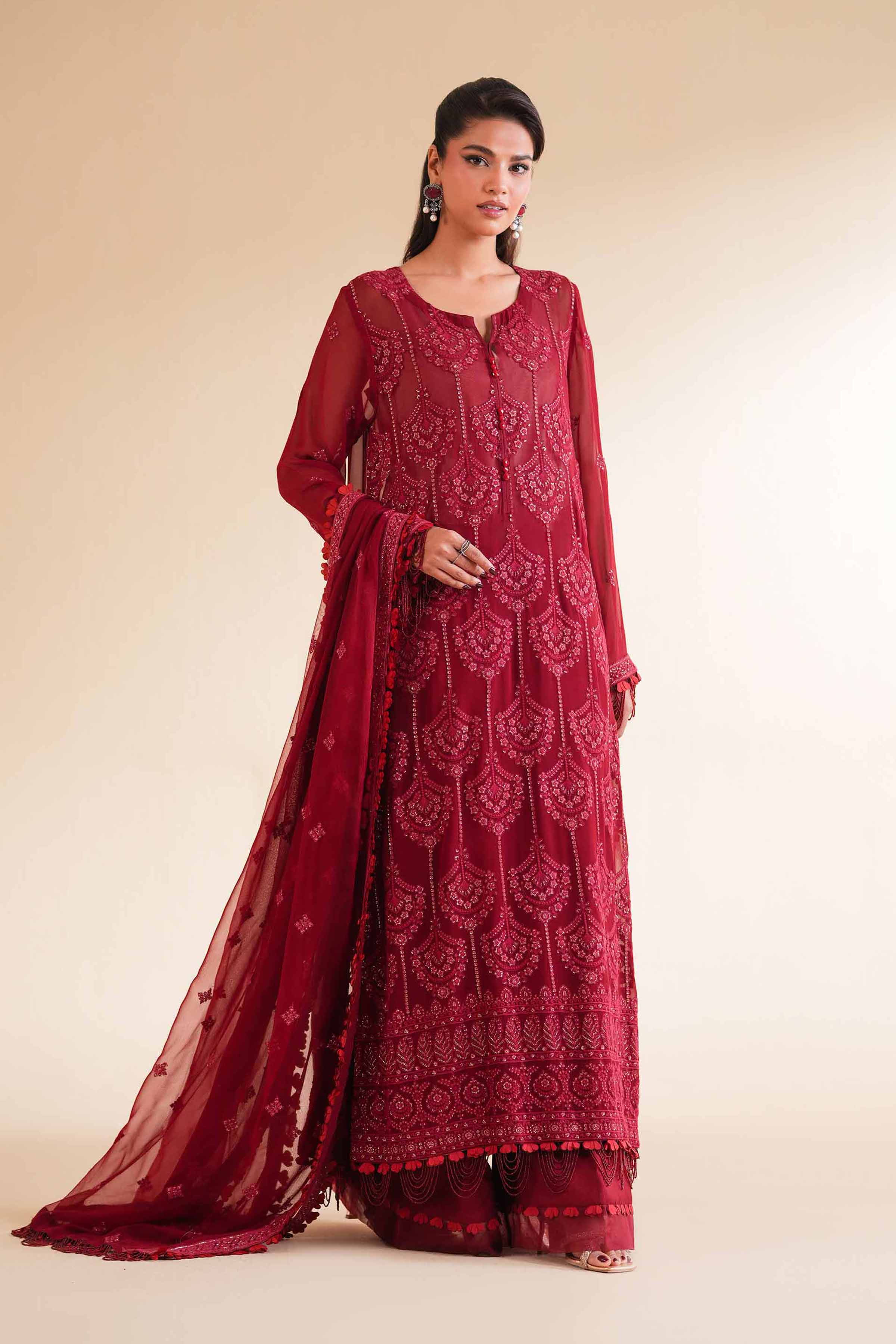 3 Piece - Dyed Embroidered Suit - 42501509 - Image 3