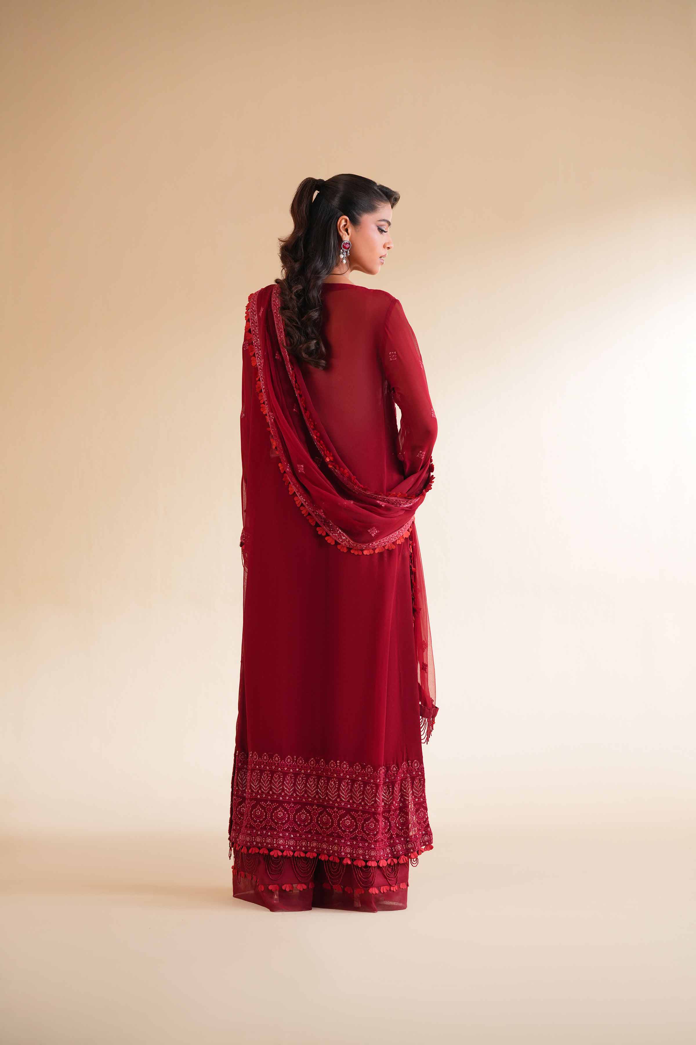 3 Piece - Dyed Embroidered Suit - 42501509 - Image 5