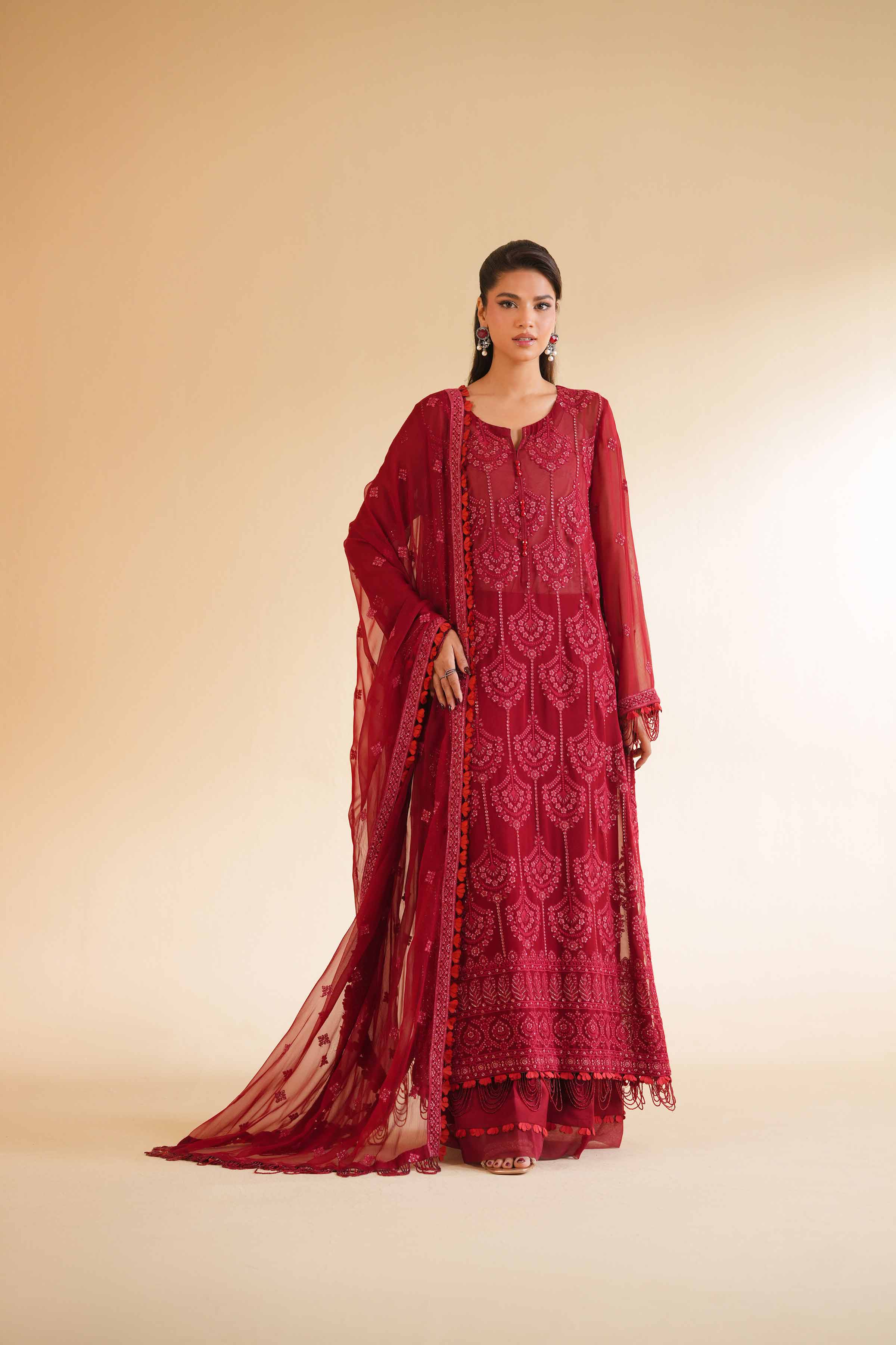 3 Piece - Dyed Embroidered Suit - 42501509 - Image 7