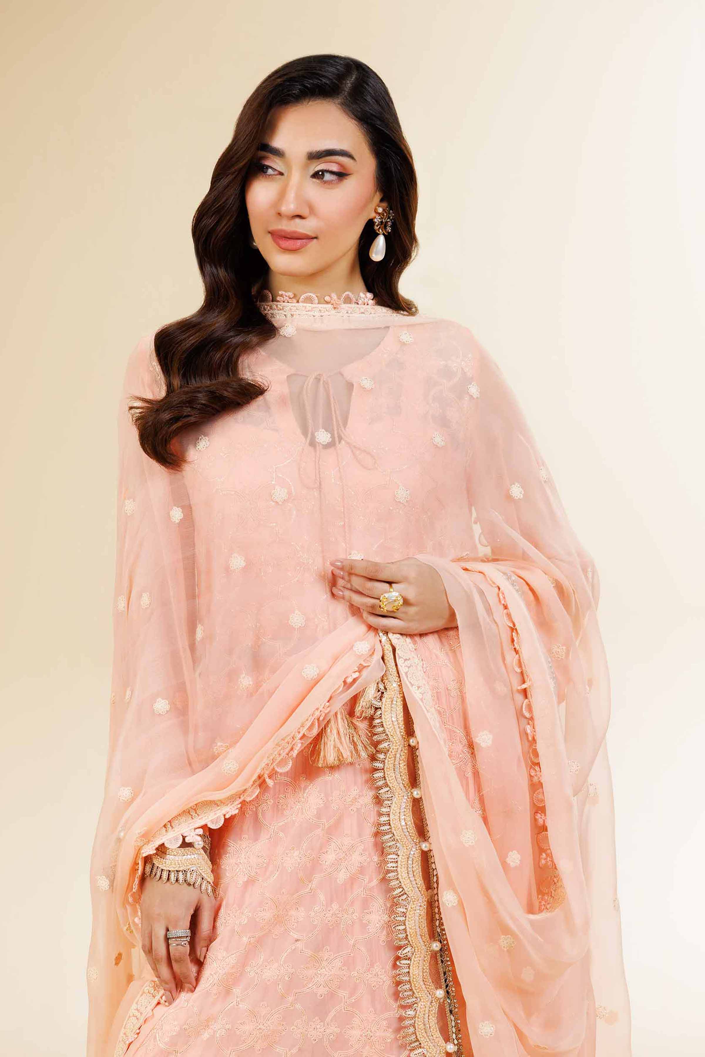 3 Piece - Dyed Embroidered Suit - 42501510 - Image 4