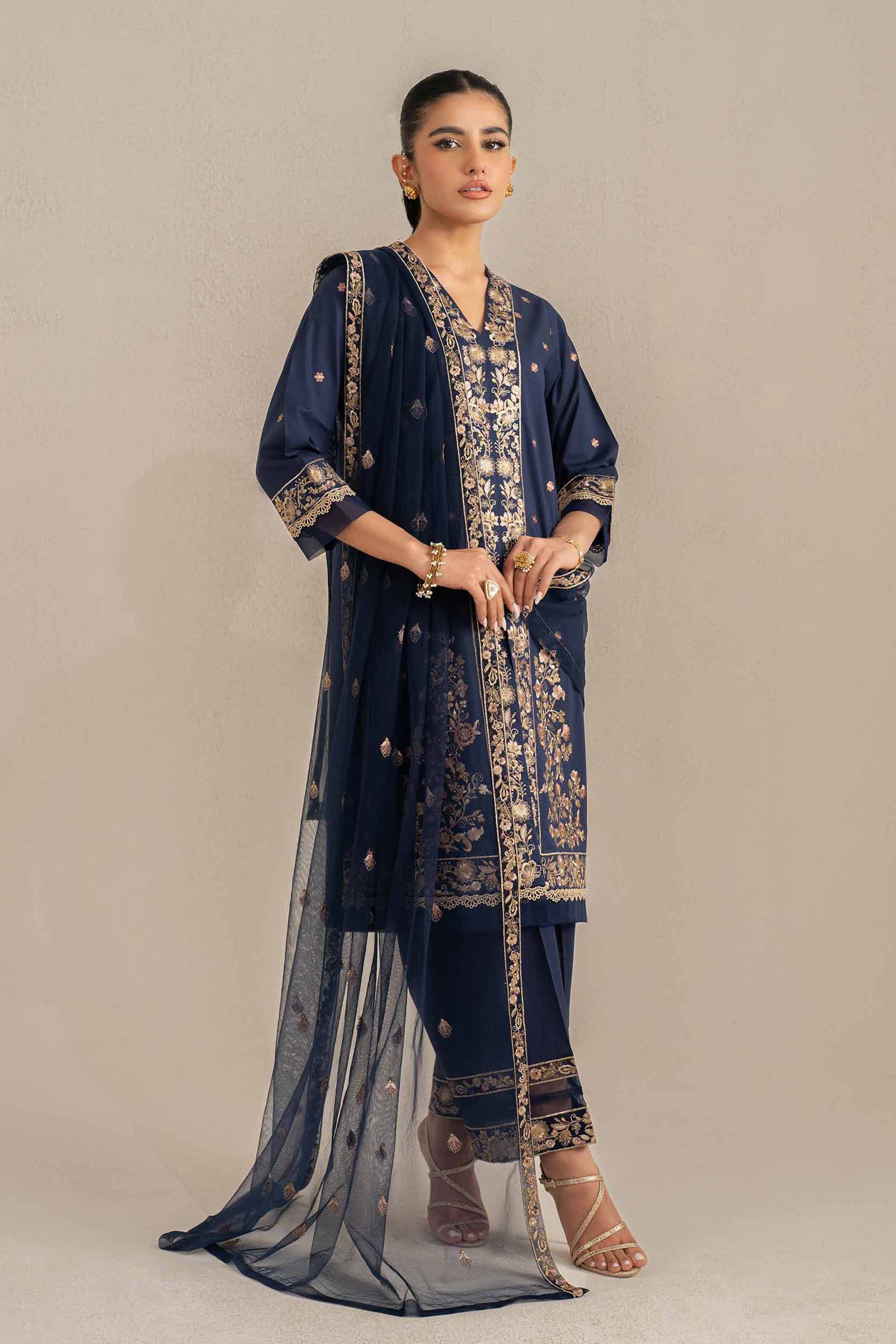 3 Piece - Embroidered Suit - 42519115 - Image 2