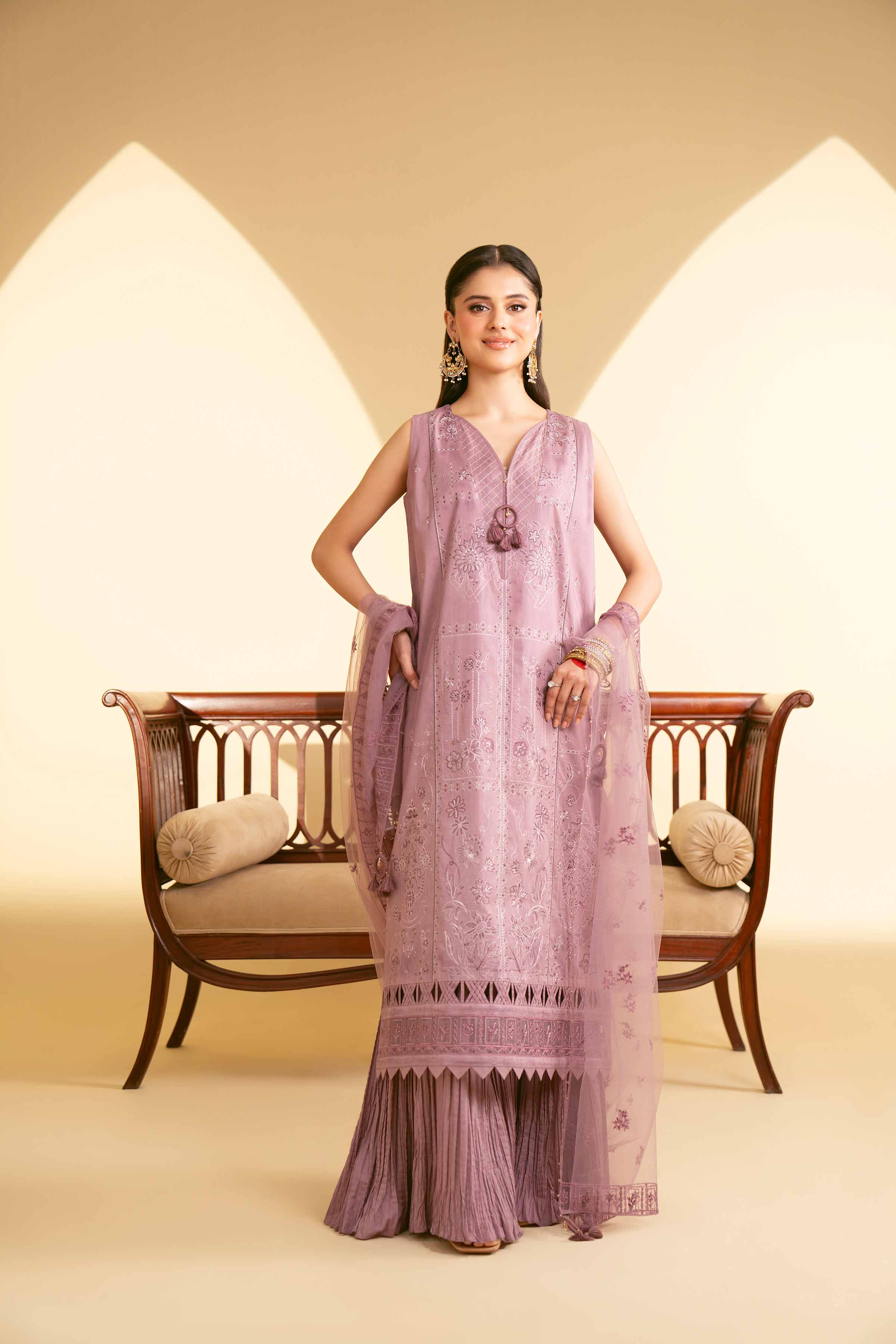 3 Piece - Embroidered Suit - 42519117 - Image 4