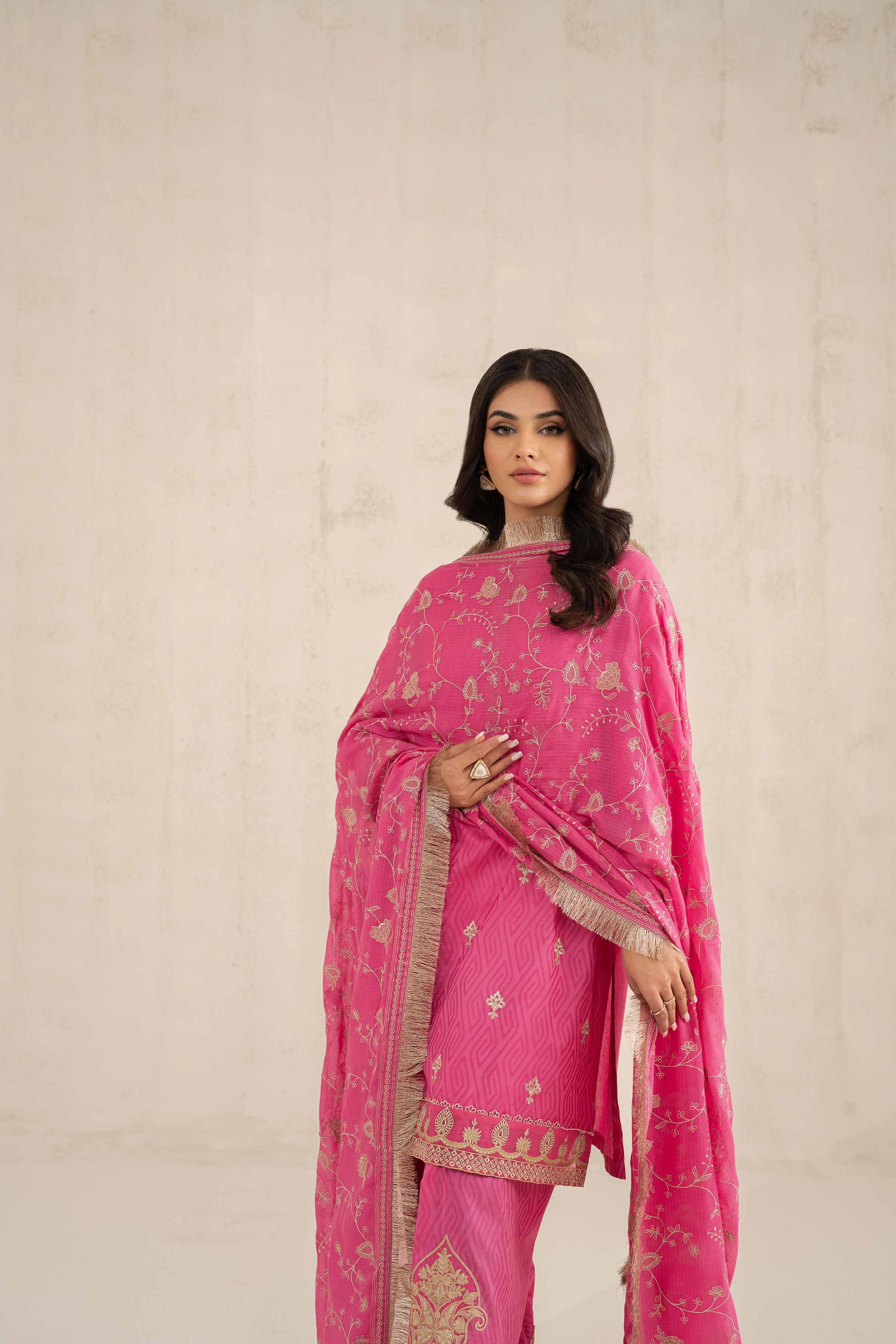 3 Piece - Embroidered Suit - 42519135 - Image 4