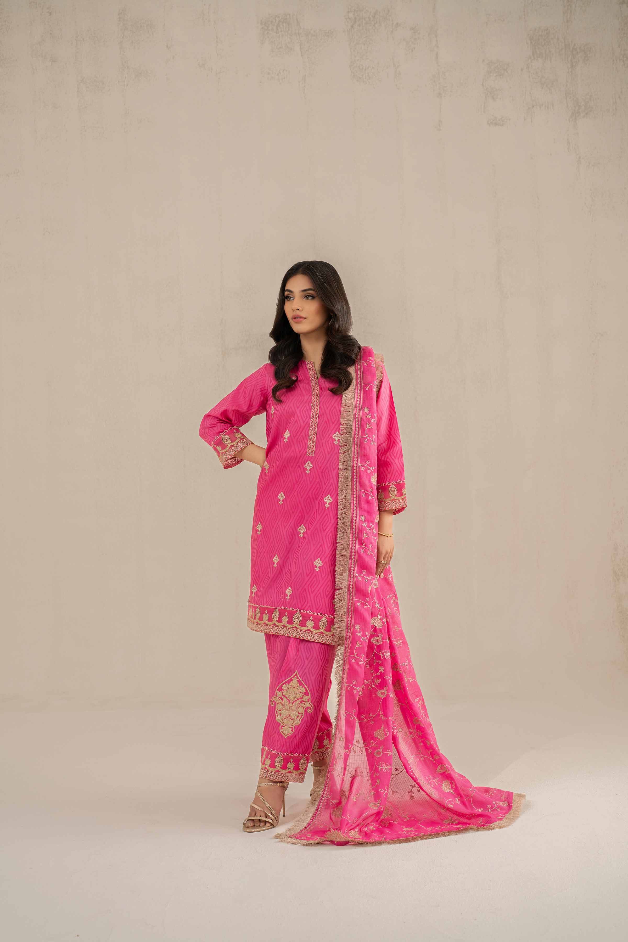 3 Piece - Embroidered Suit - 42519135 - Image 5