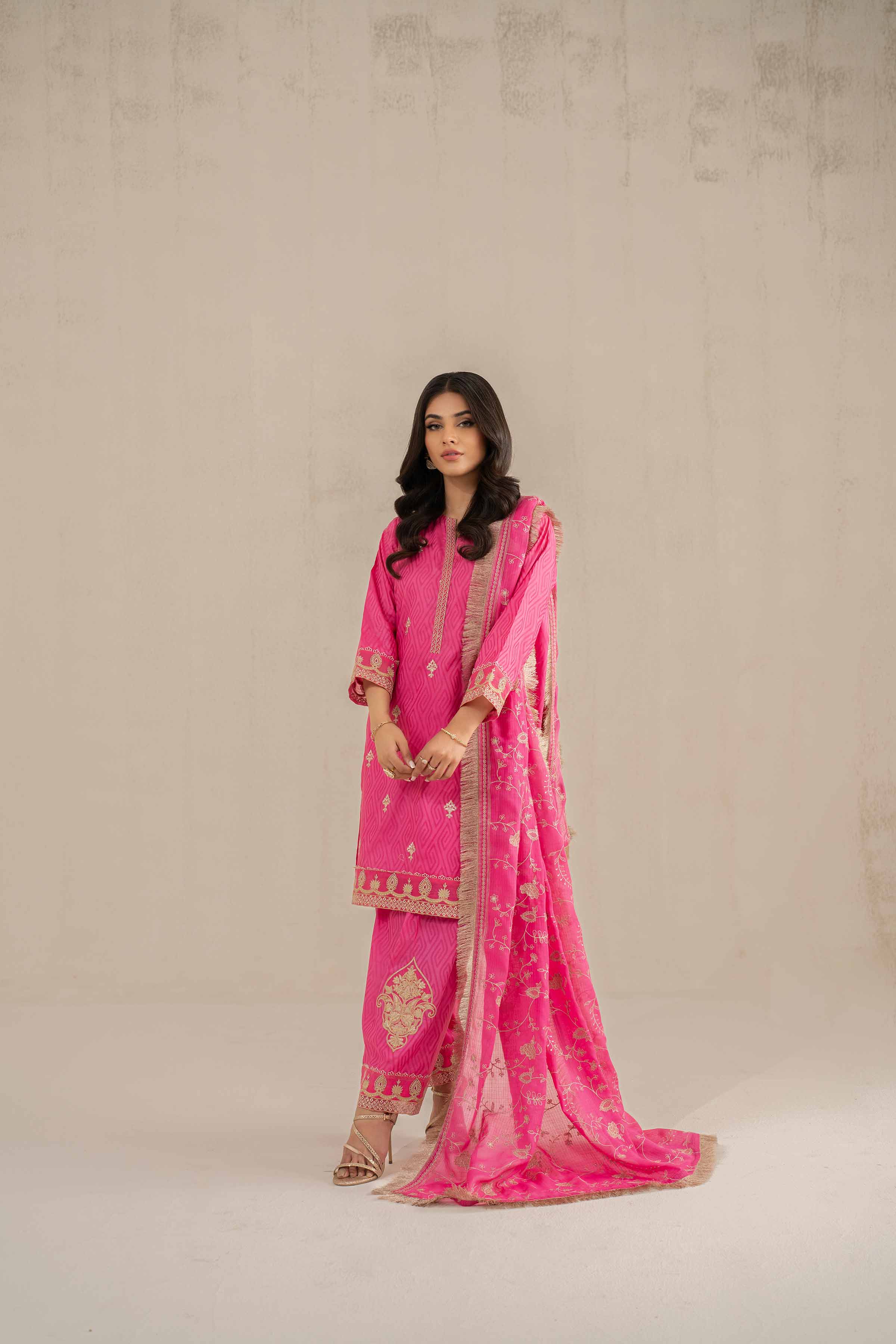 3 Piece - Embroidered Suit - 42519135 - Image 6