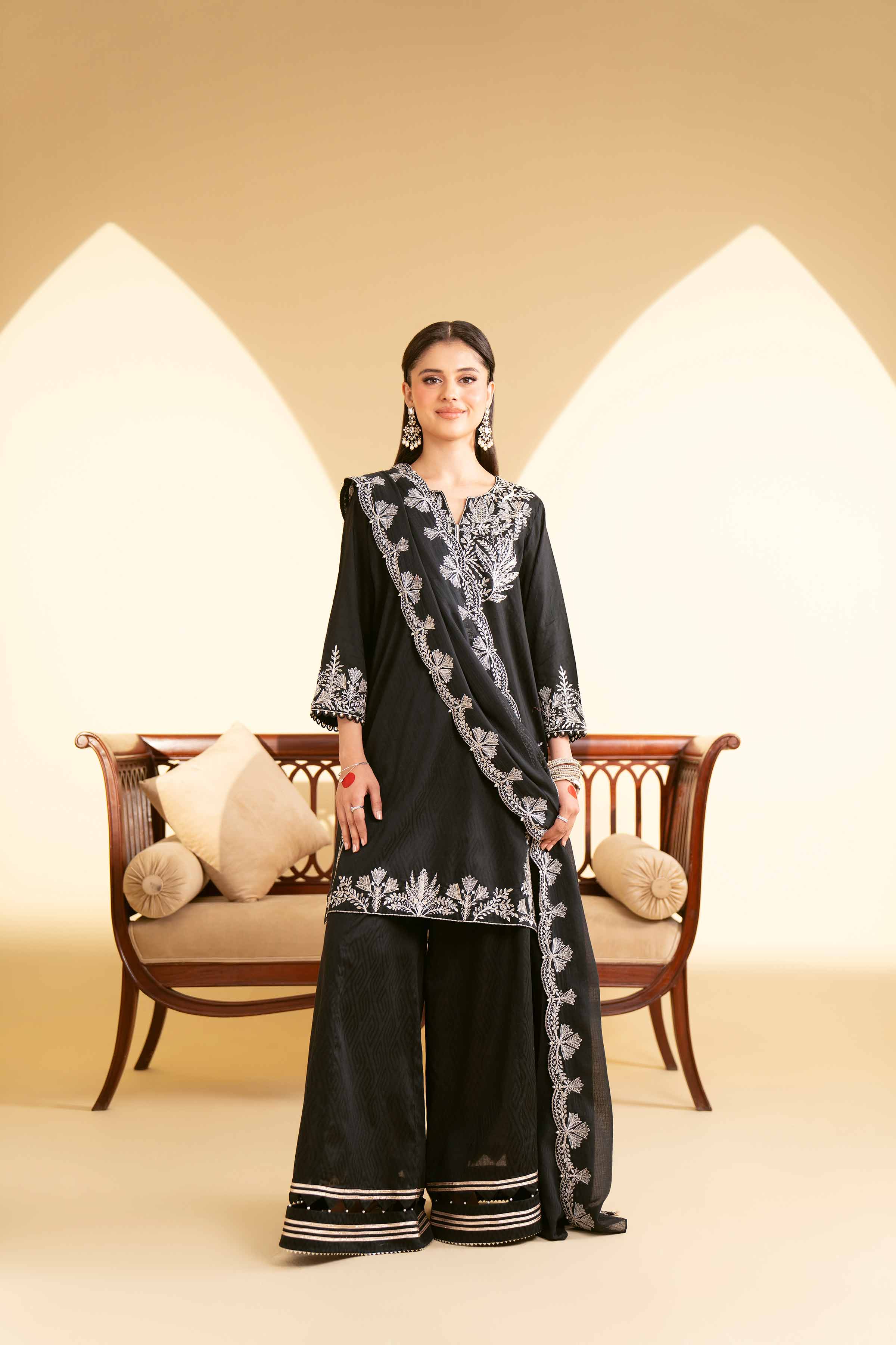 3 Piece - Embroidered Suit - 42519136 - Image 5