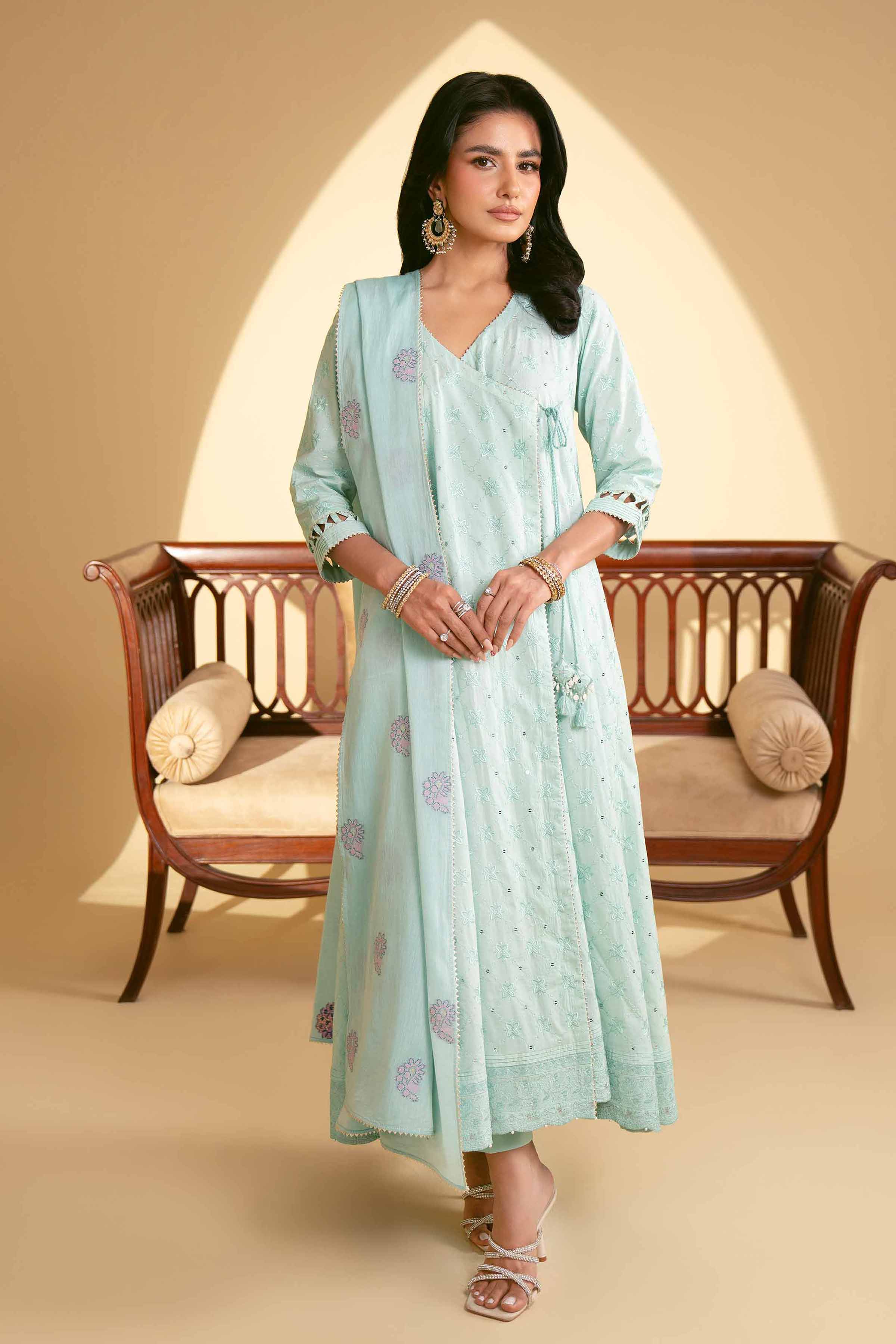 3 Piece - Embroidered Suit - 42519187 - Image 2