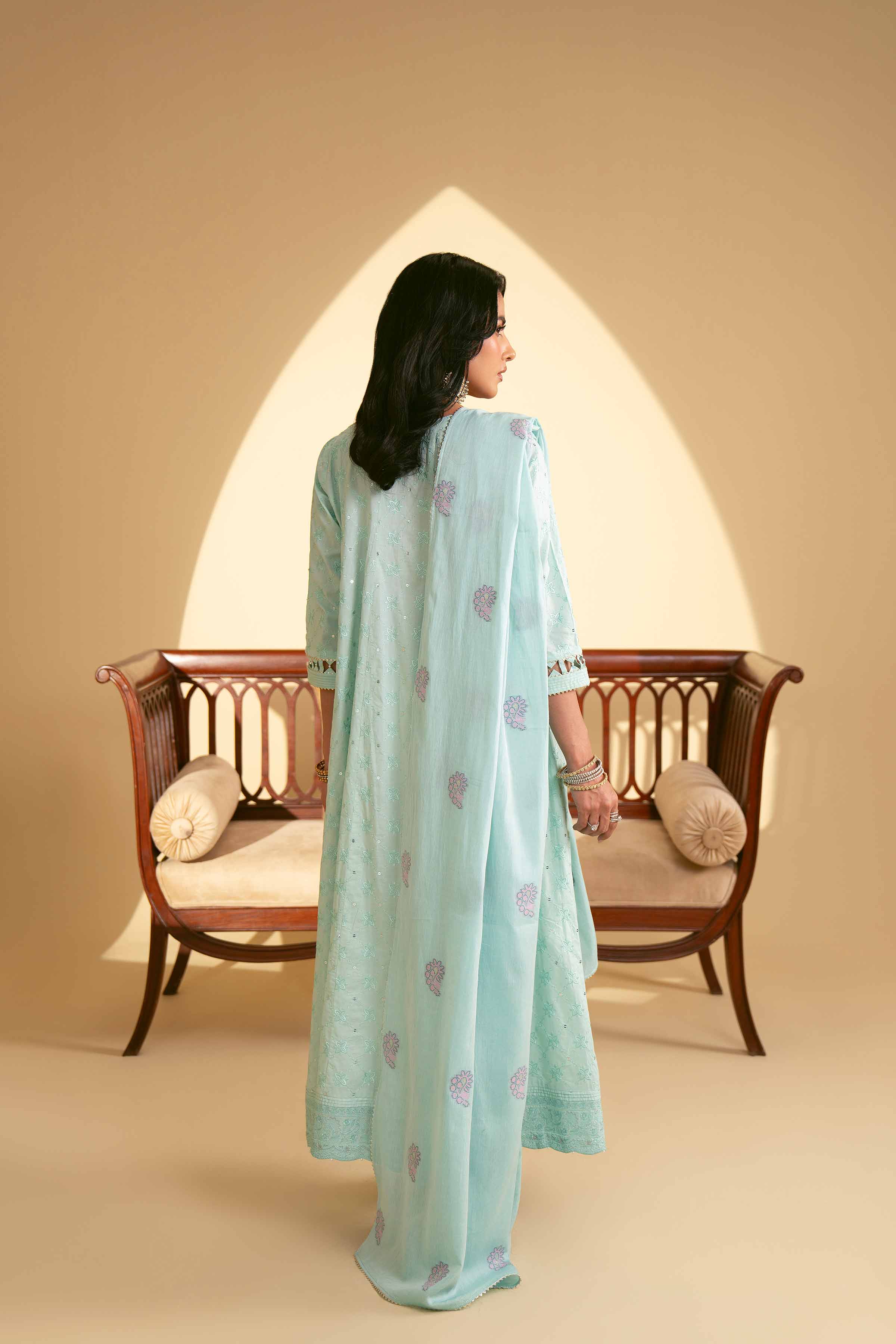 3 Piece - Embroidered Suit - 42519187 - Image 3