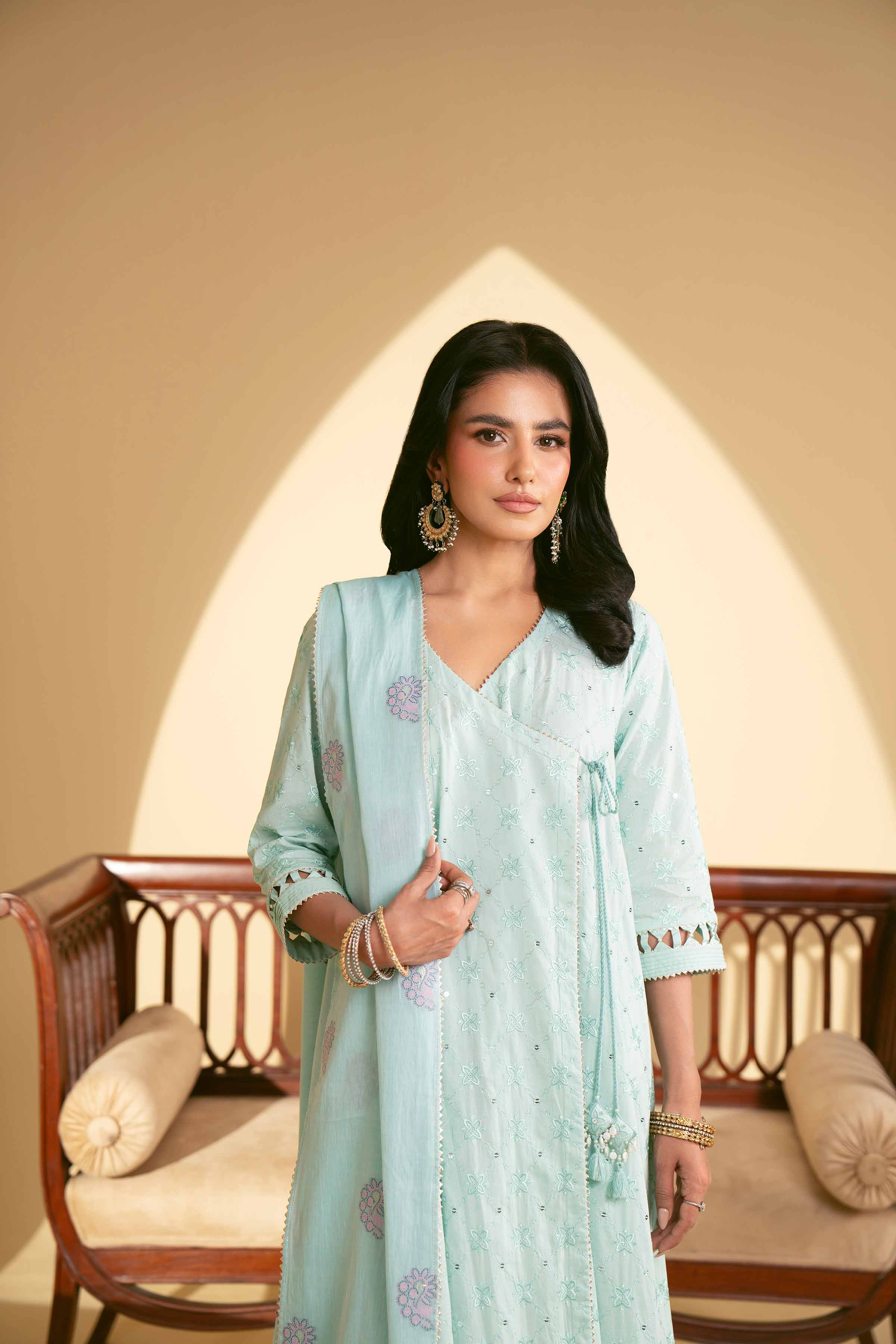 3 Piece - Embroidered Suit - 42519187 - Image 4