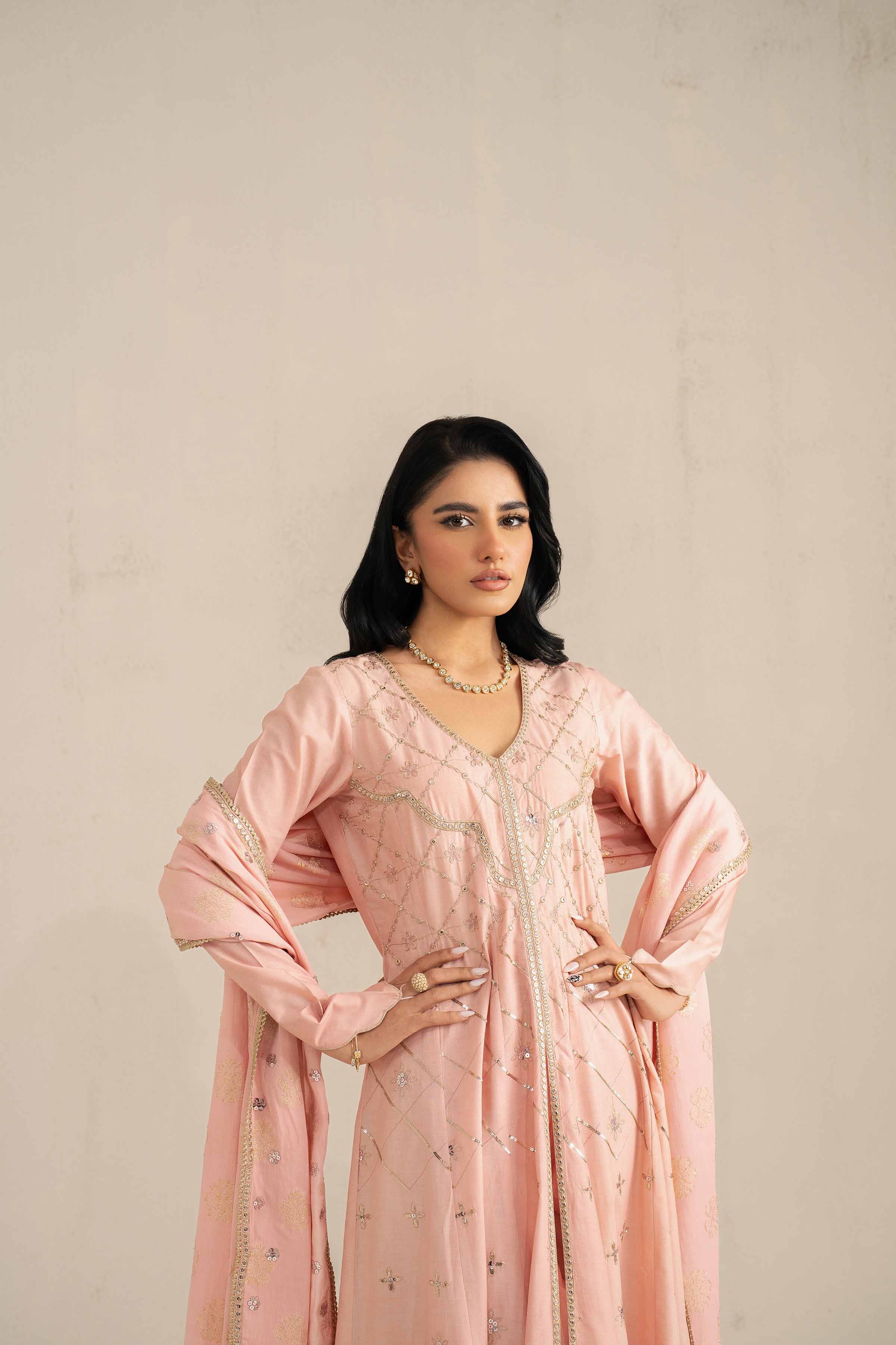 3 Piece - Embroidered Suit - 42519190 - Image 4