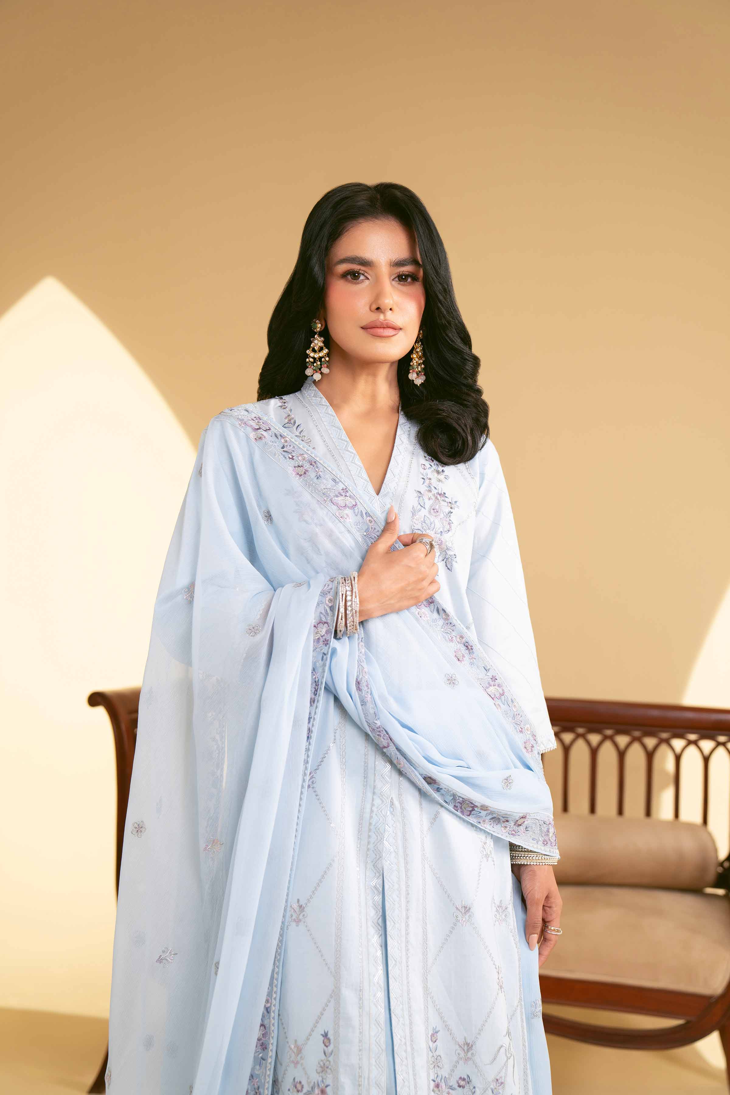 3 Piece - Embroidered Suit - 42519197 - Image 4