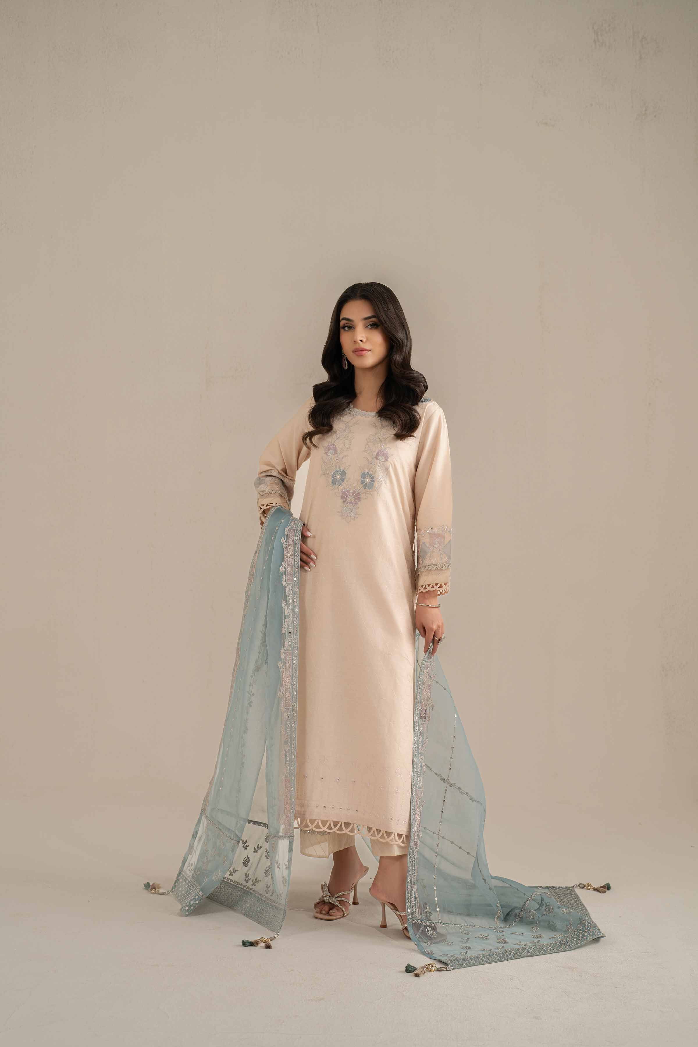 3 Piece - Embroidered Suit - 42519372 - Image 3