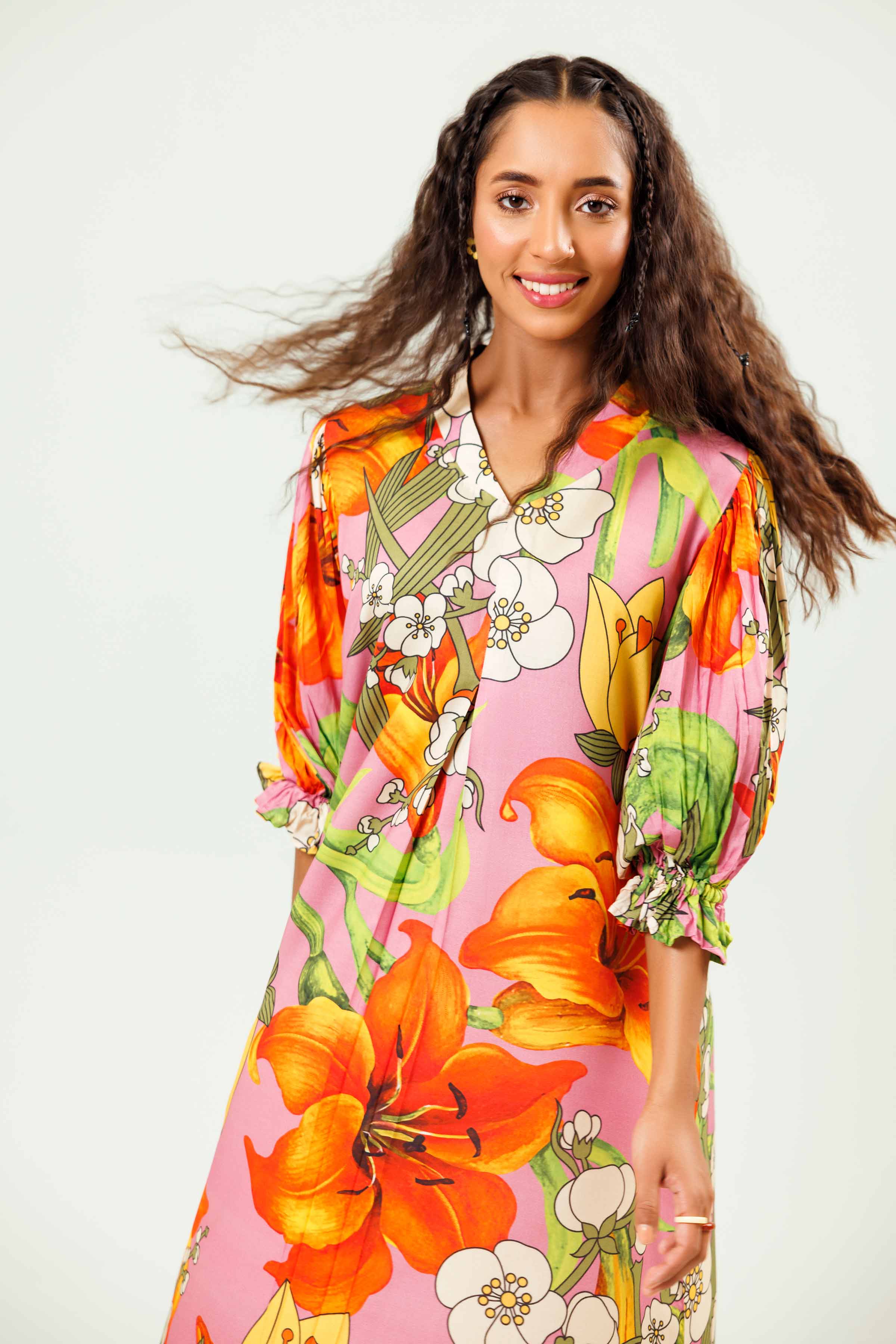 Printed Dress - AS24-101 - Image 2