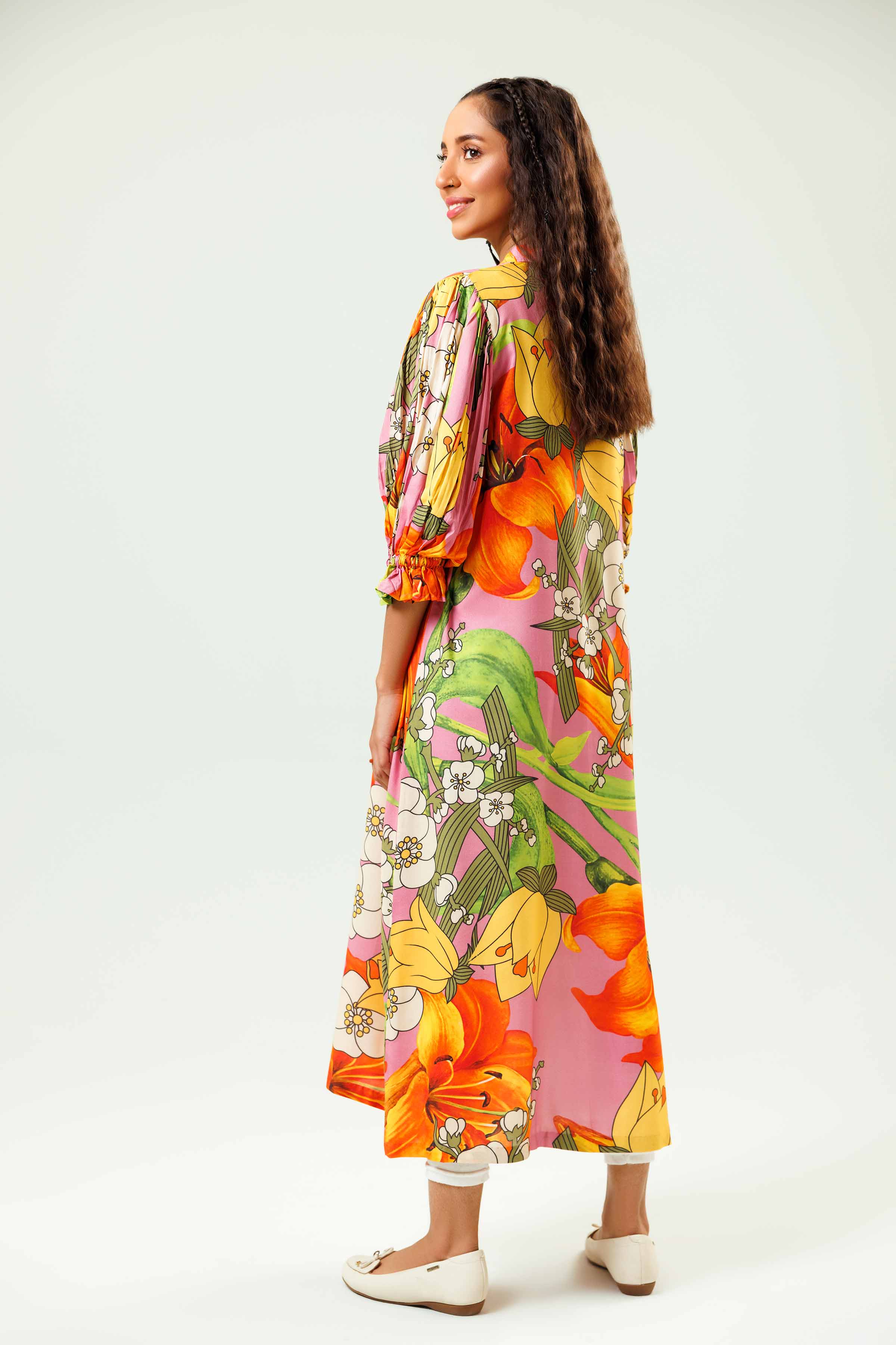 Printed Dress - AS24-101 - Image 3