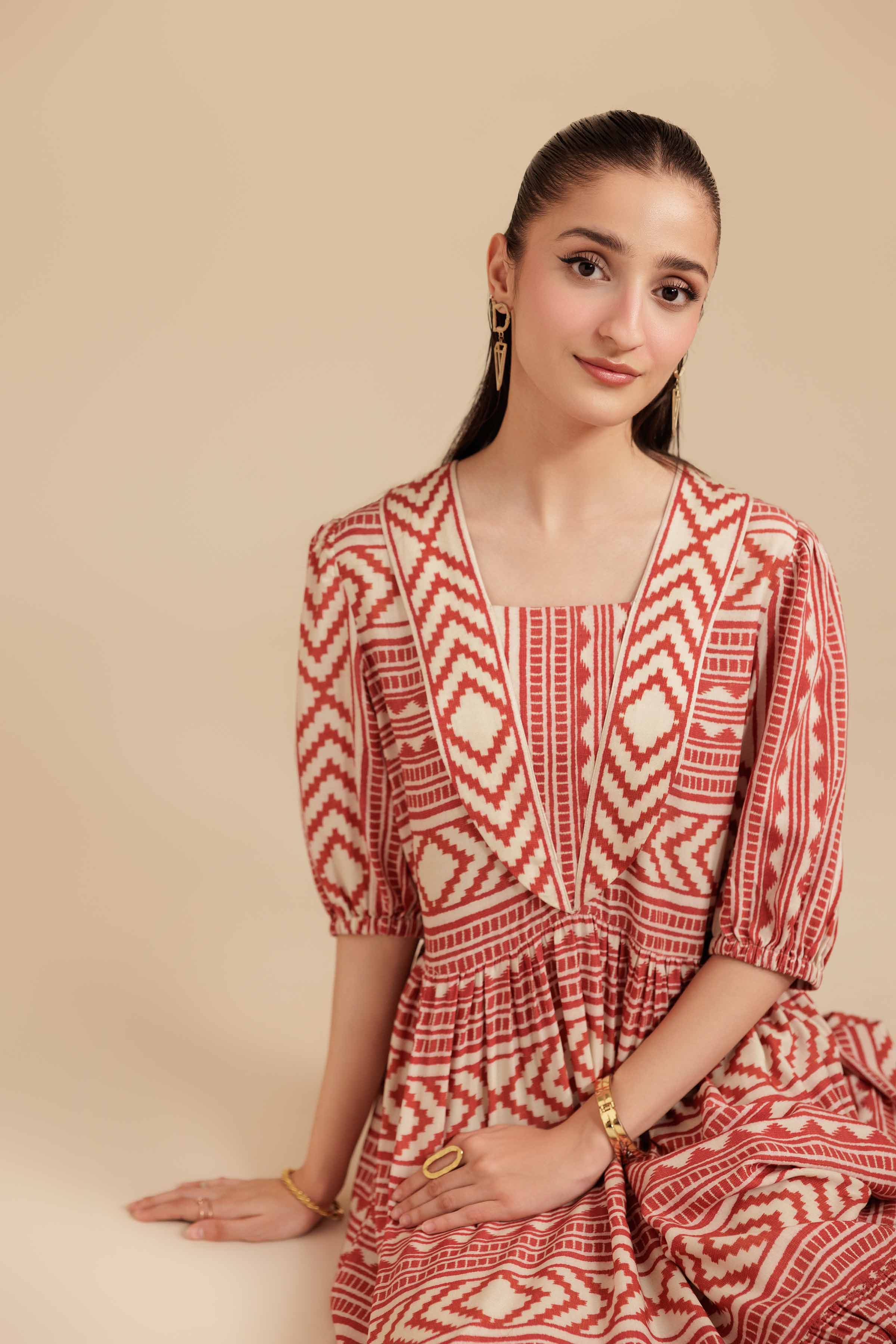 Printed Dress - AS25-114 - Image 6
