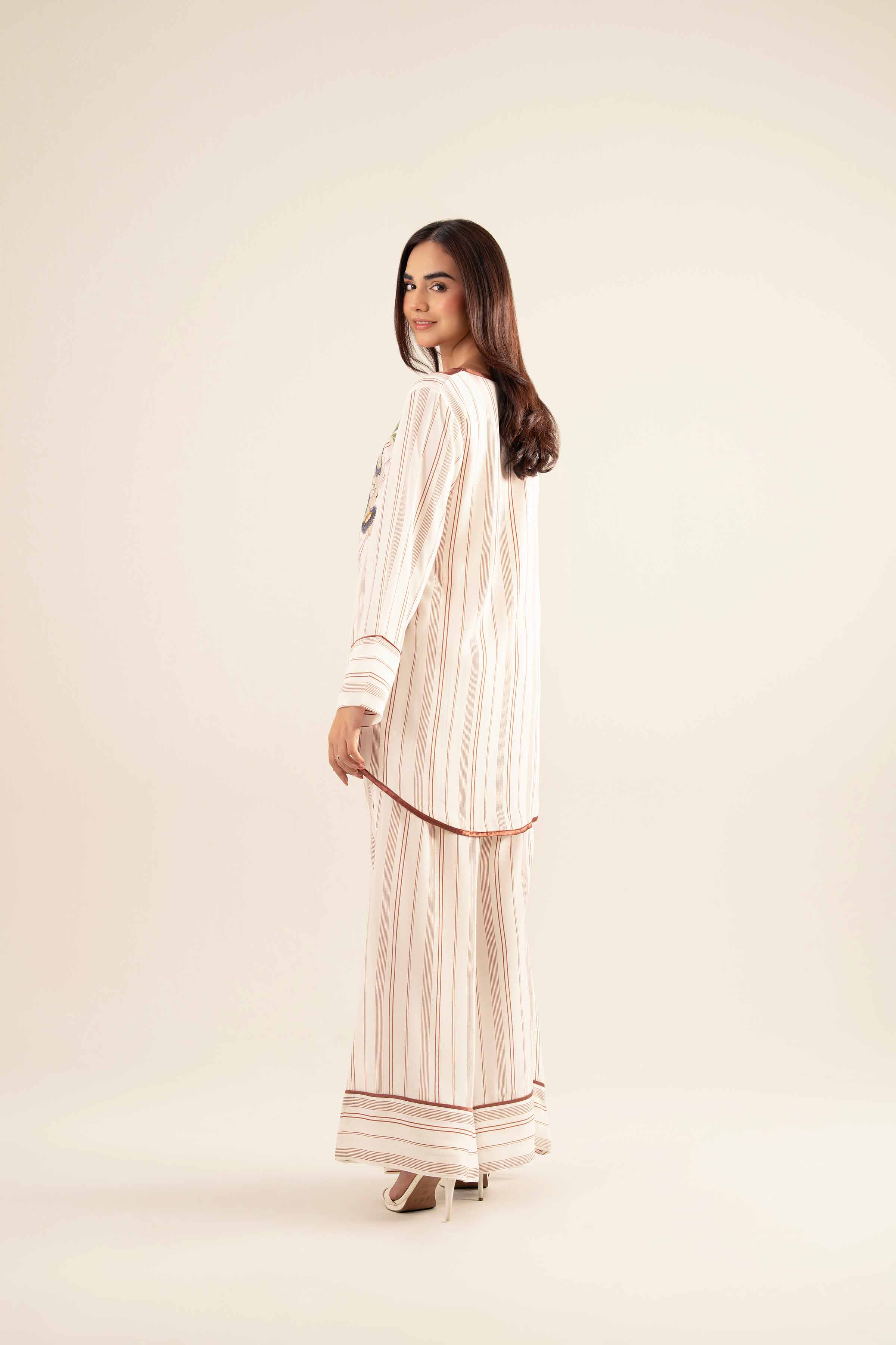 2 Piece - Embroidered Suit - AS25-36 - Image 3