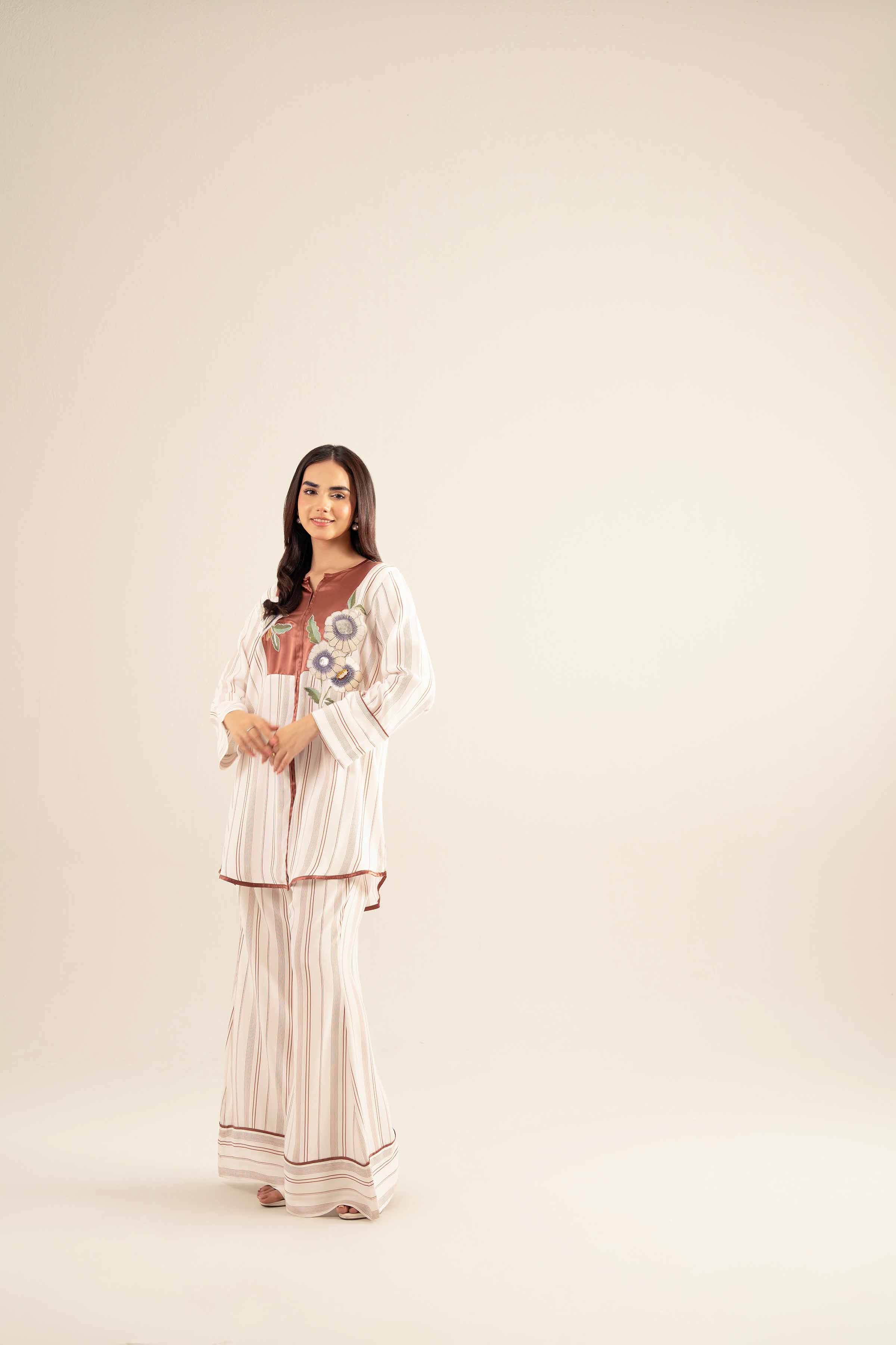 2 Piece - Embroidered Suit - AS25-36 - Image 5