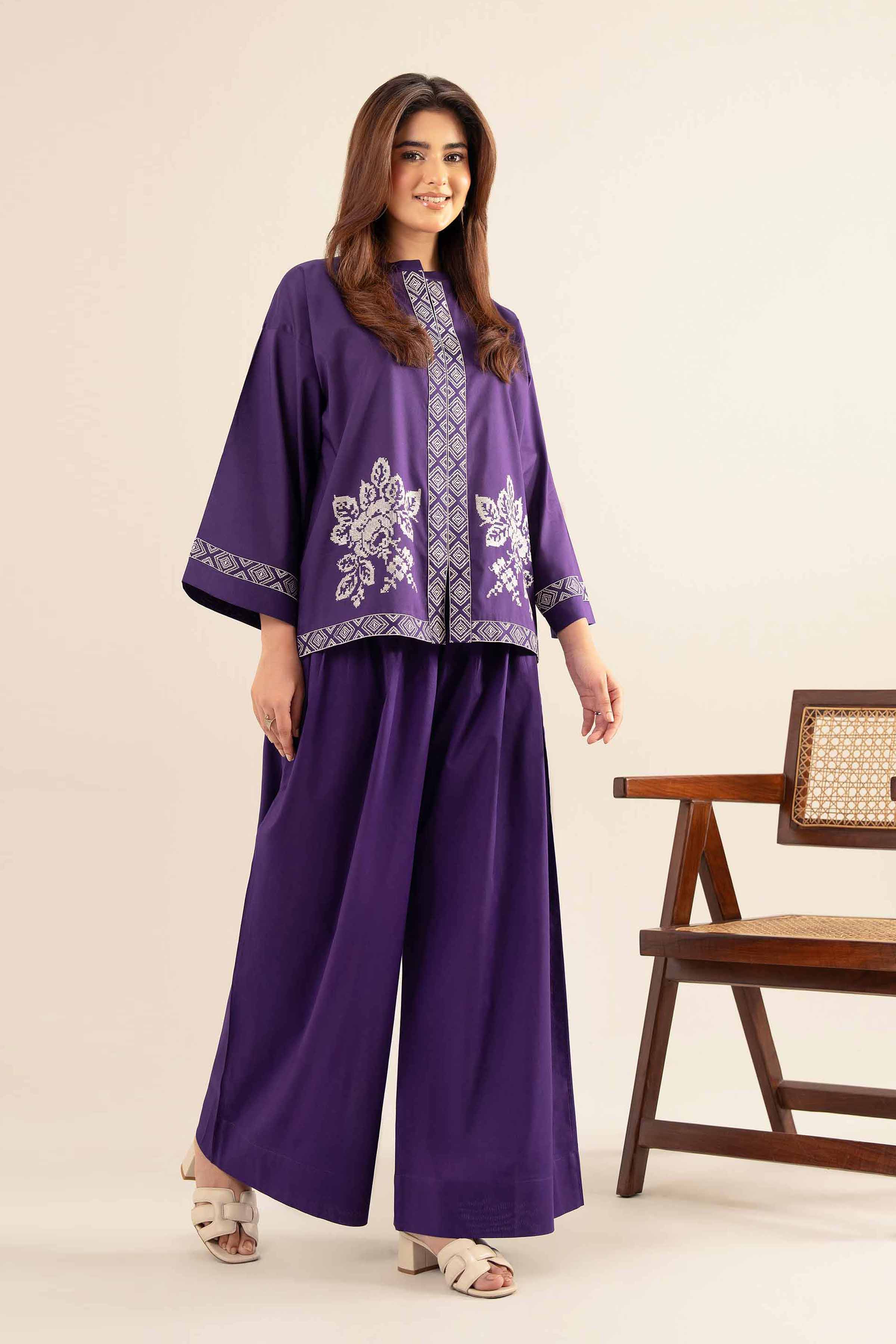 2 Piece - Embroidered Suit - AS25-75
