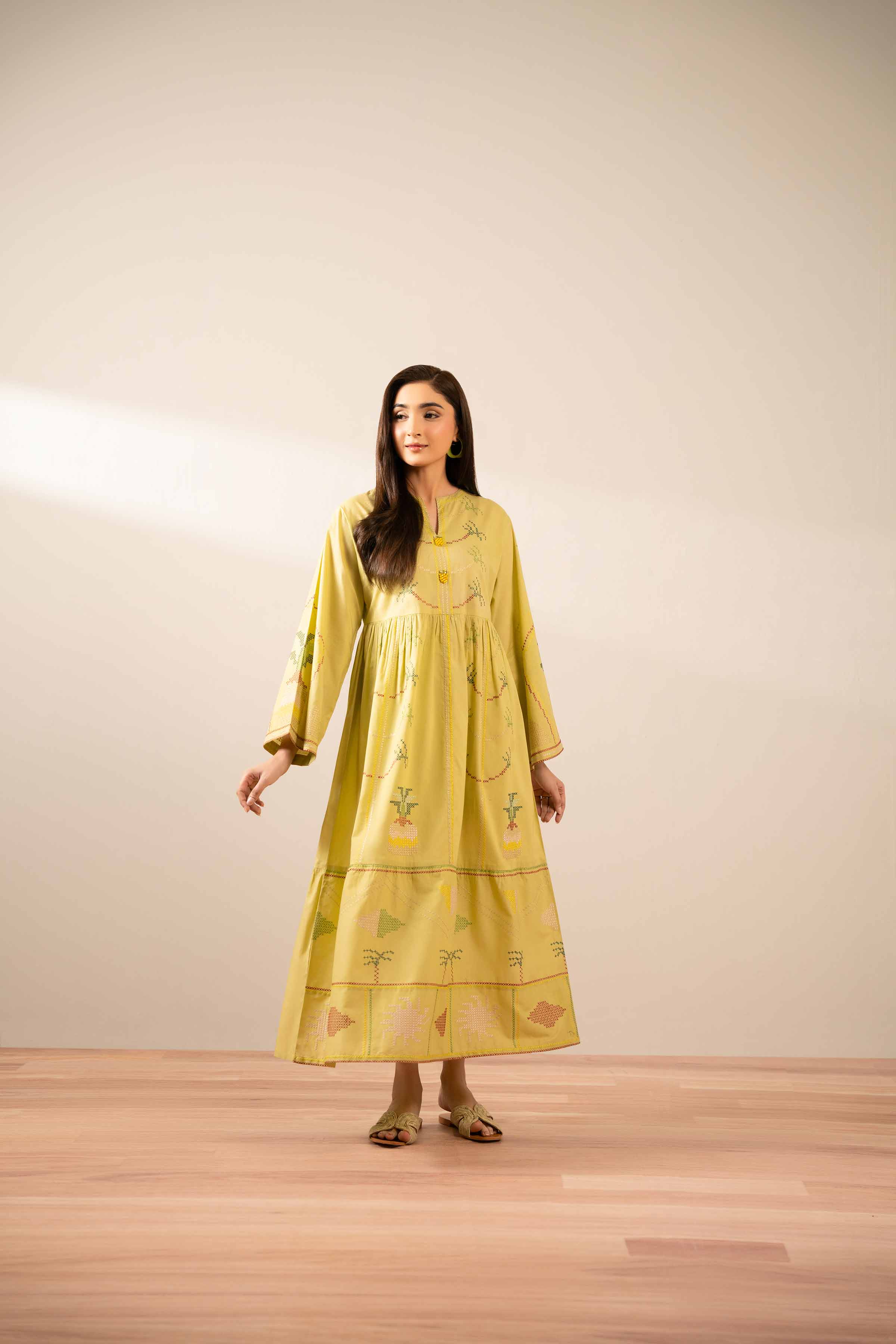 Embroidered Dress - AS25-83 - Image 6
