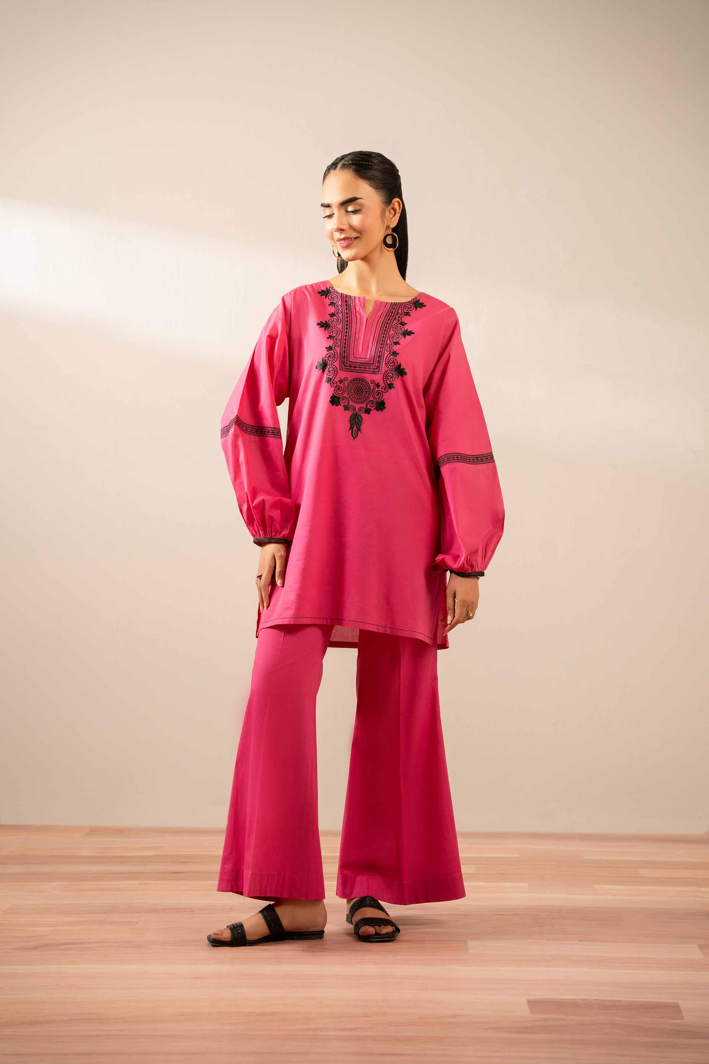 2 Piece - Embroidered Suit - AS25-84 - Image 10
