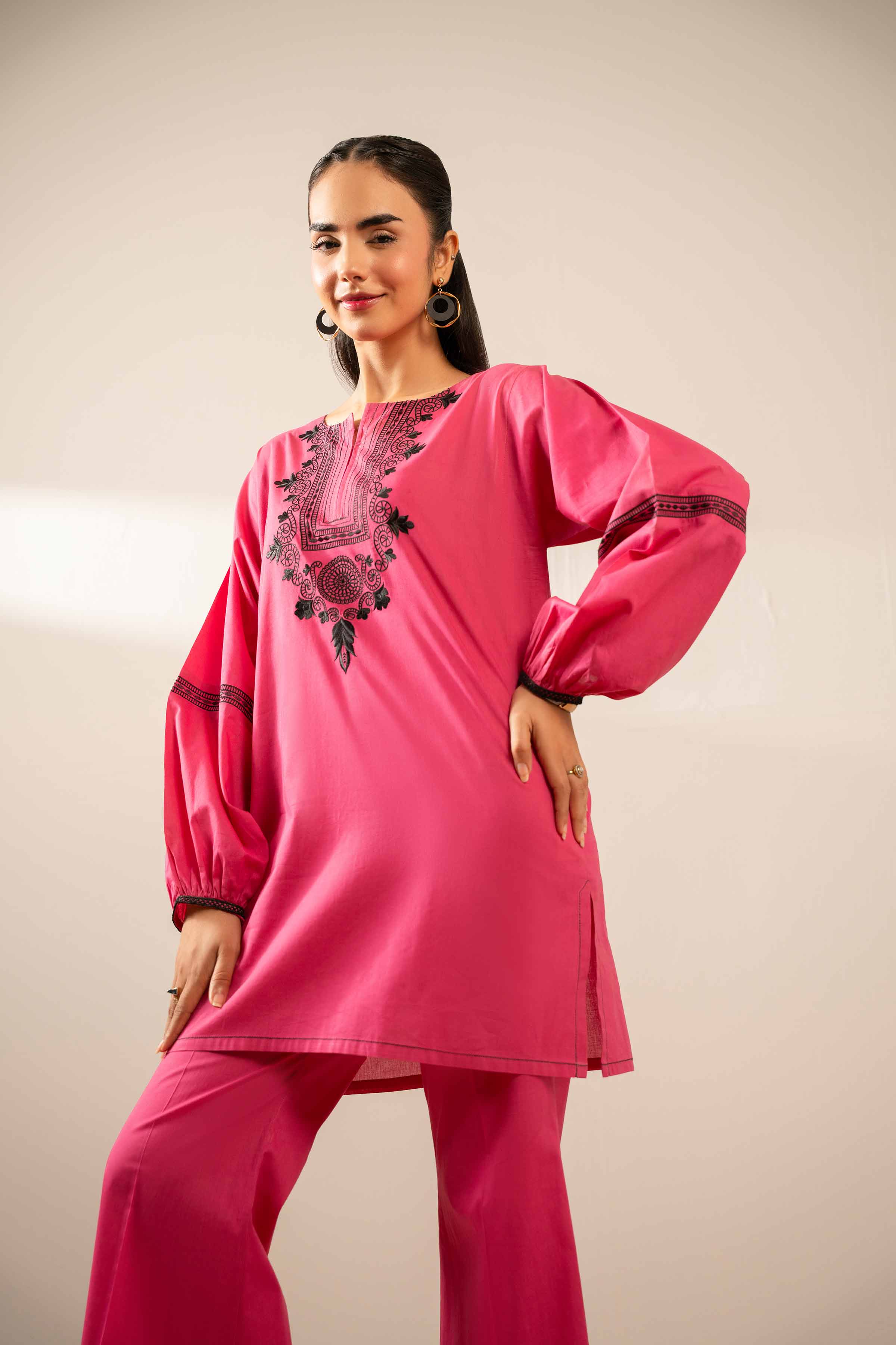 2 Piece - Embroidered Suit - AS25-84 - Image 11