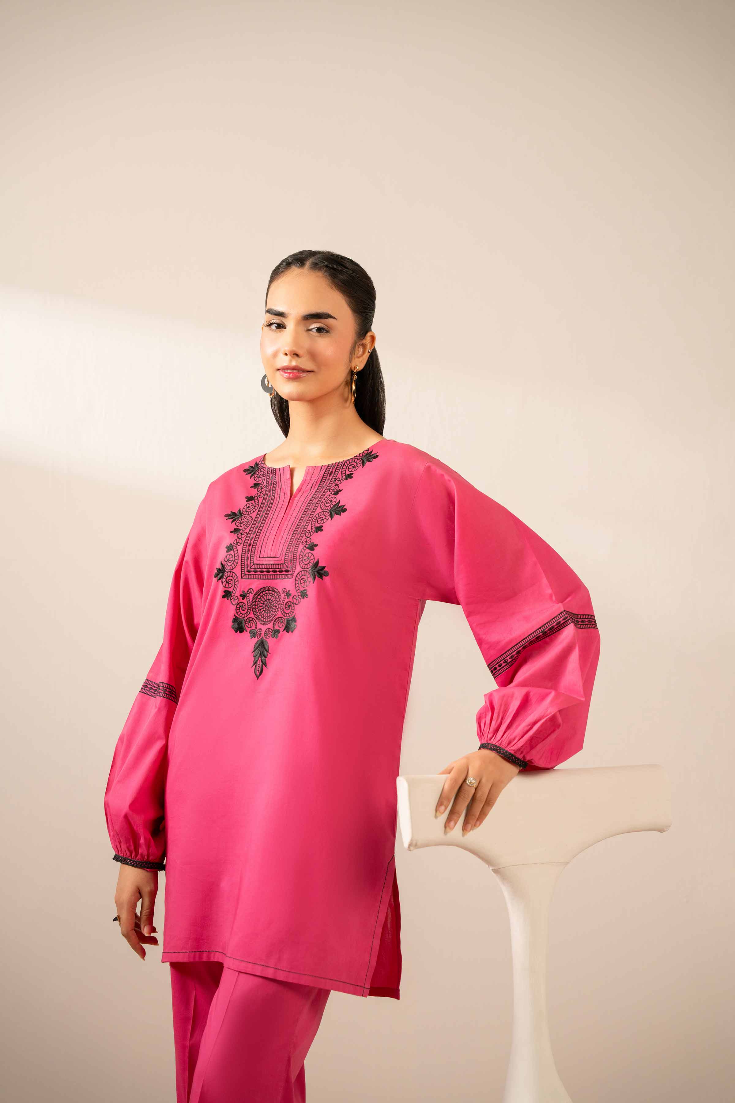 2 Piece - Embroidered Suit - AS25-84 - Image 6