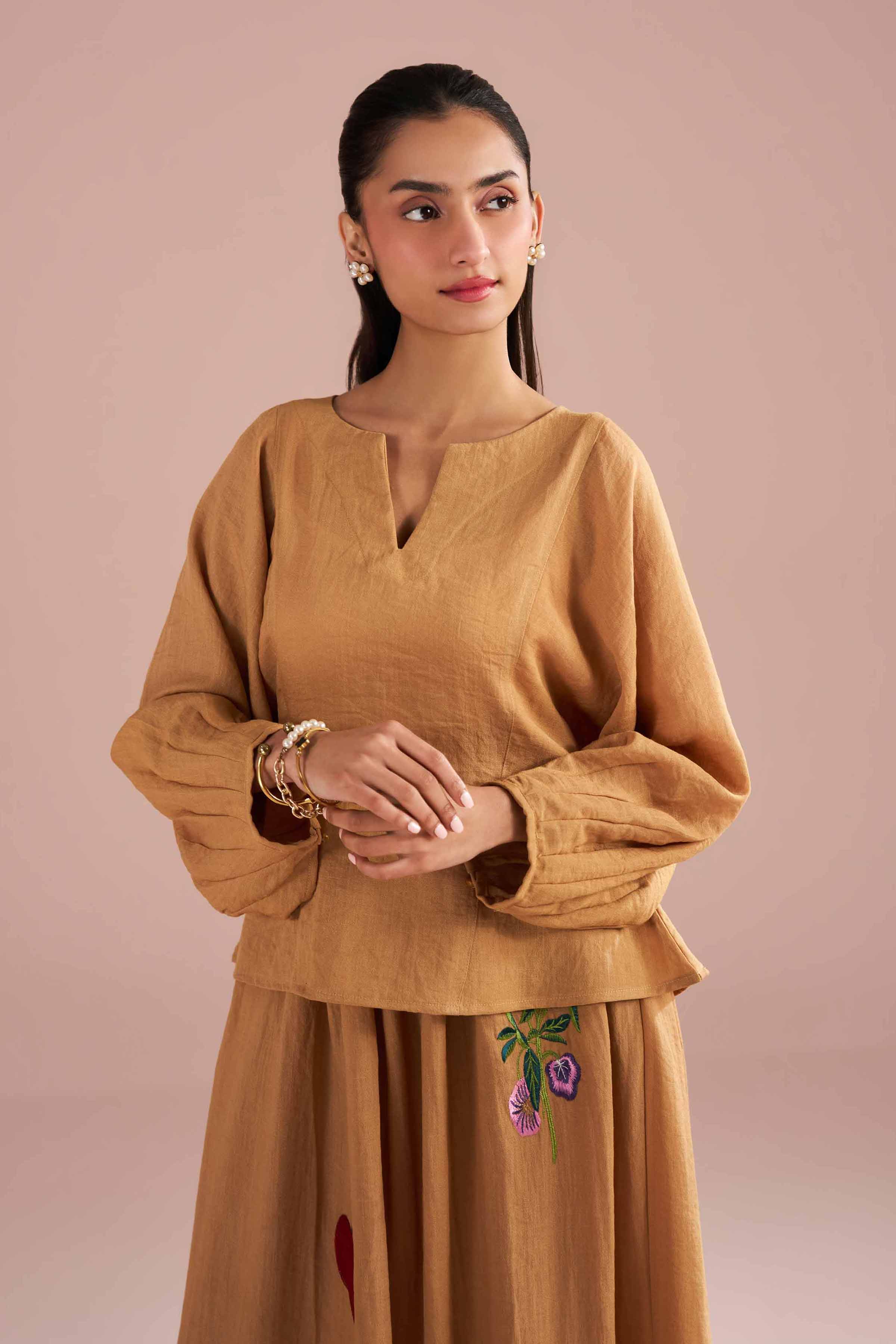 2 Piece - Embroidered Suit - AS26-07 - Image 2