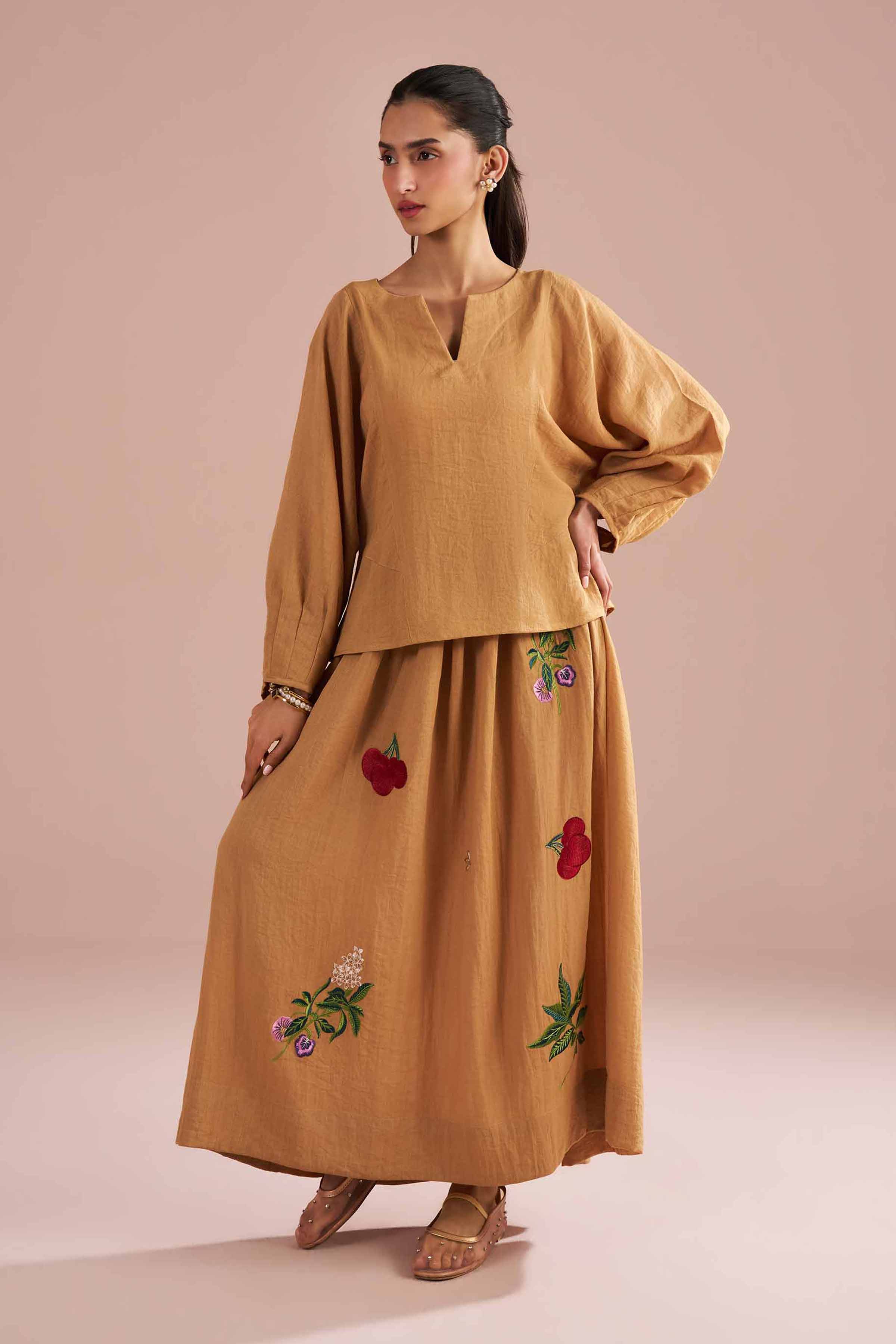2 Piece - Embroidered Suit - AS26-07 - Image 4
