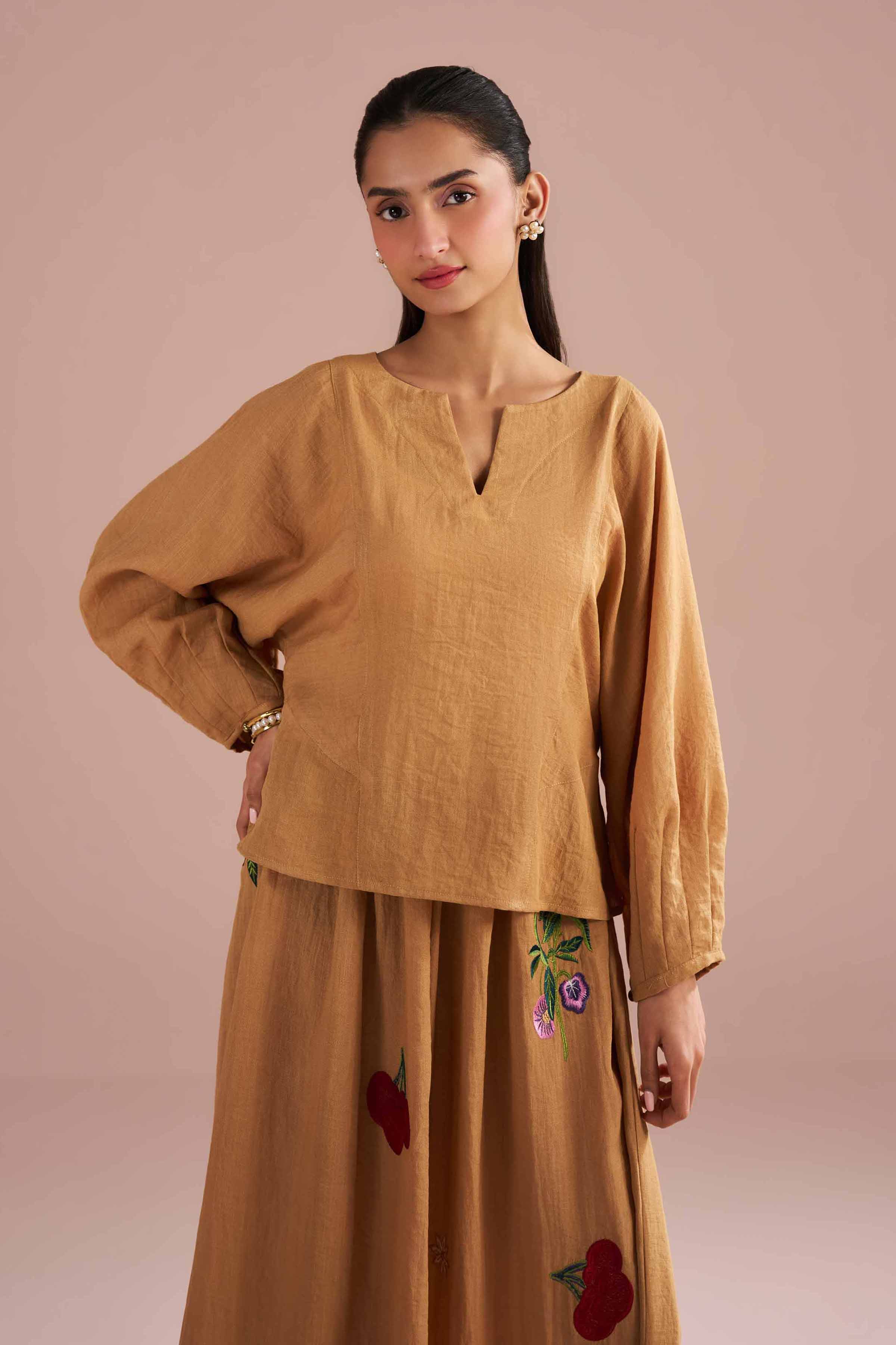 2 Piece - Embroidered Suit - AS26-07 - Image 5