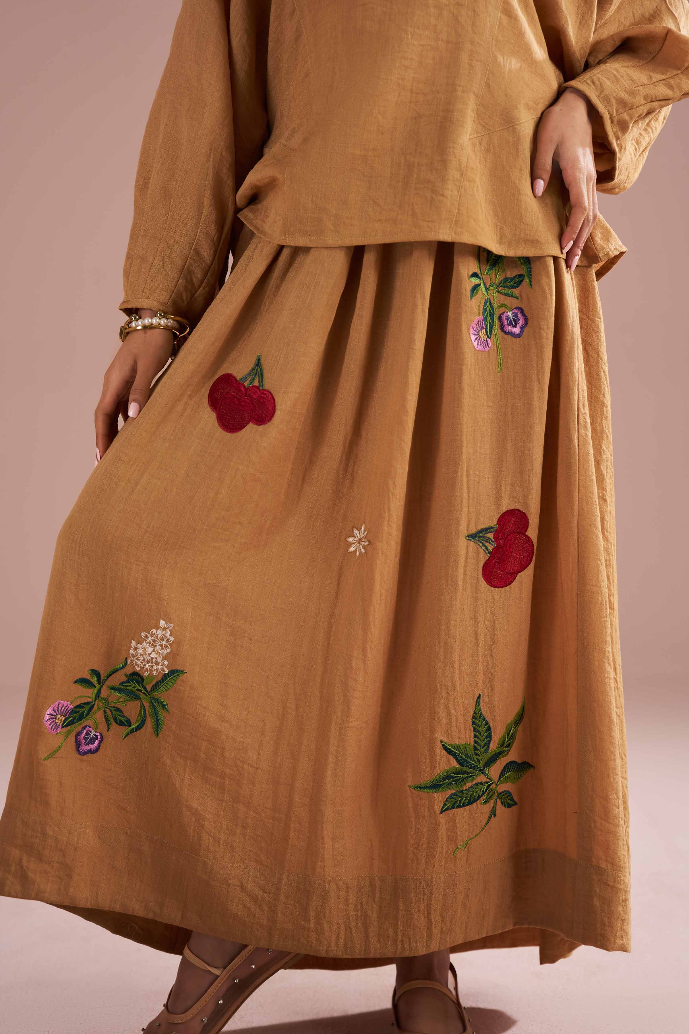 2 Piece - Embroidered Suit - AS26-07 - Image 6