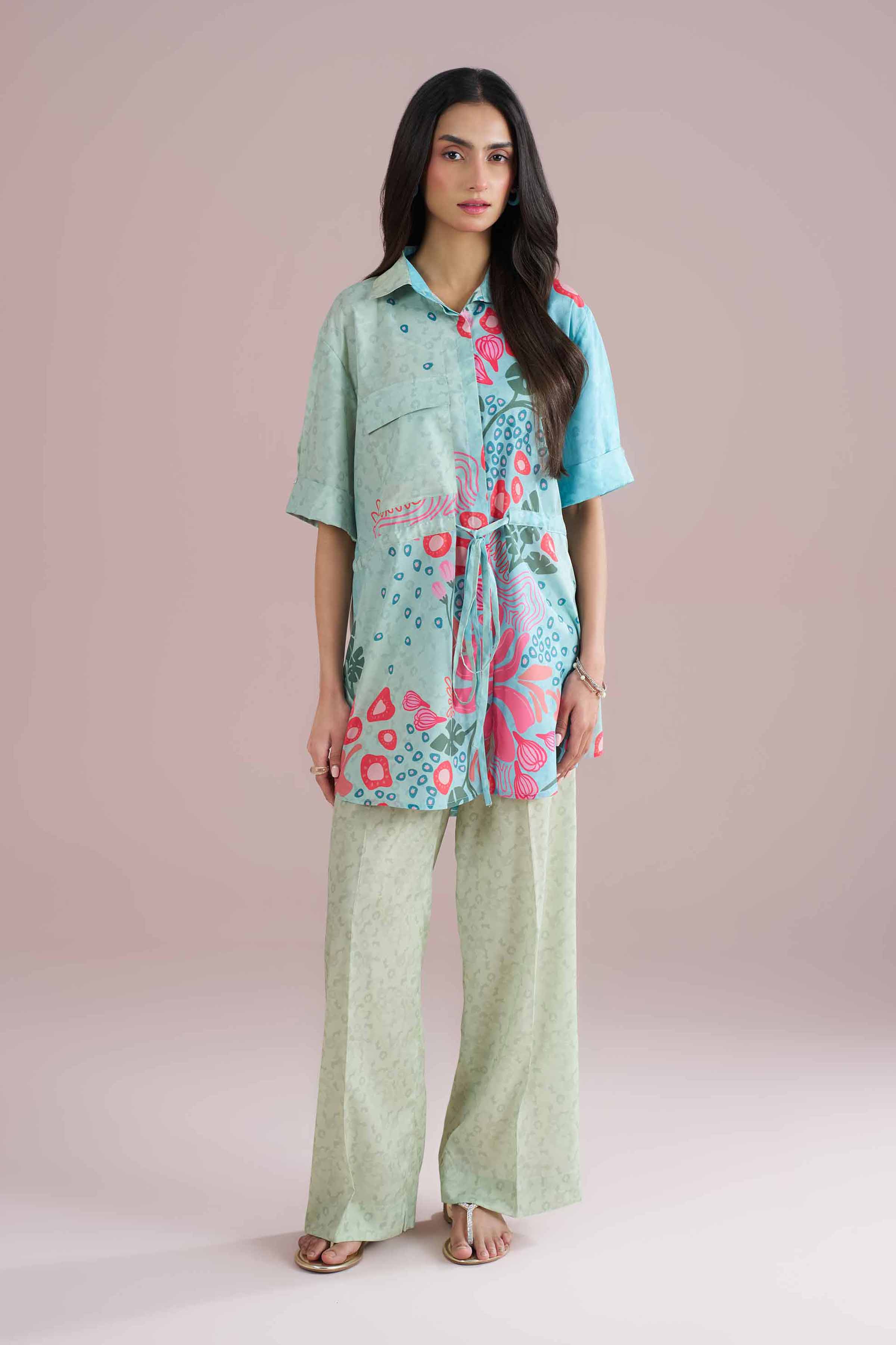 2 Piece - Printed Suit - AS26-17 - Image 4