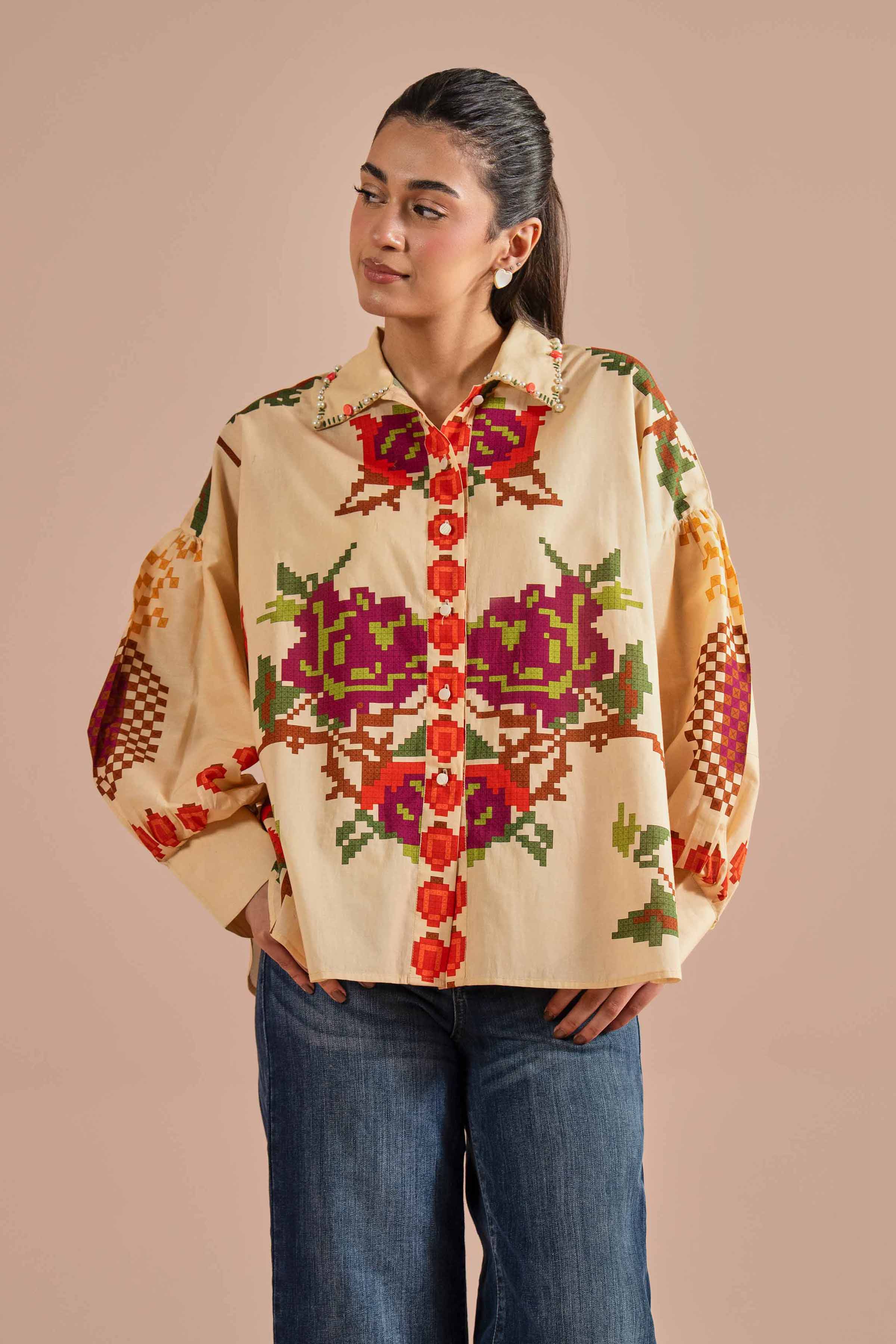 Printed Shirt- AS26-18 - Image 7